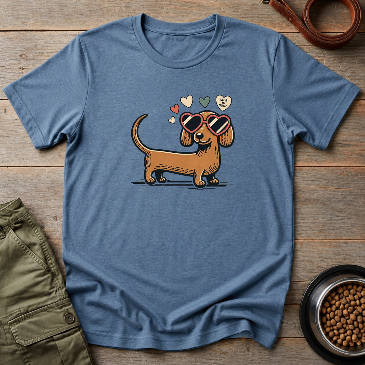 Dachshund Life Is Good Tee
