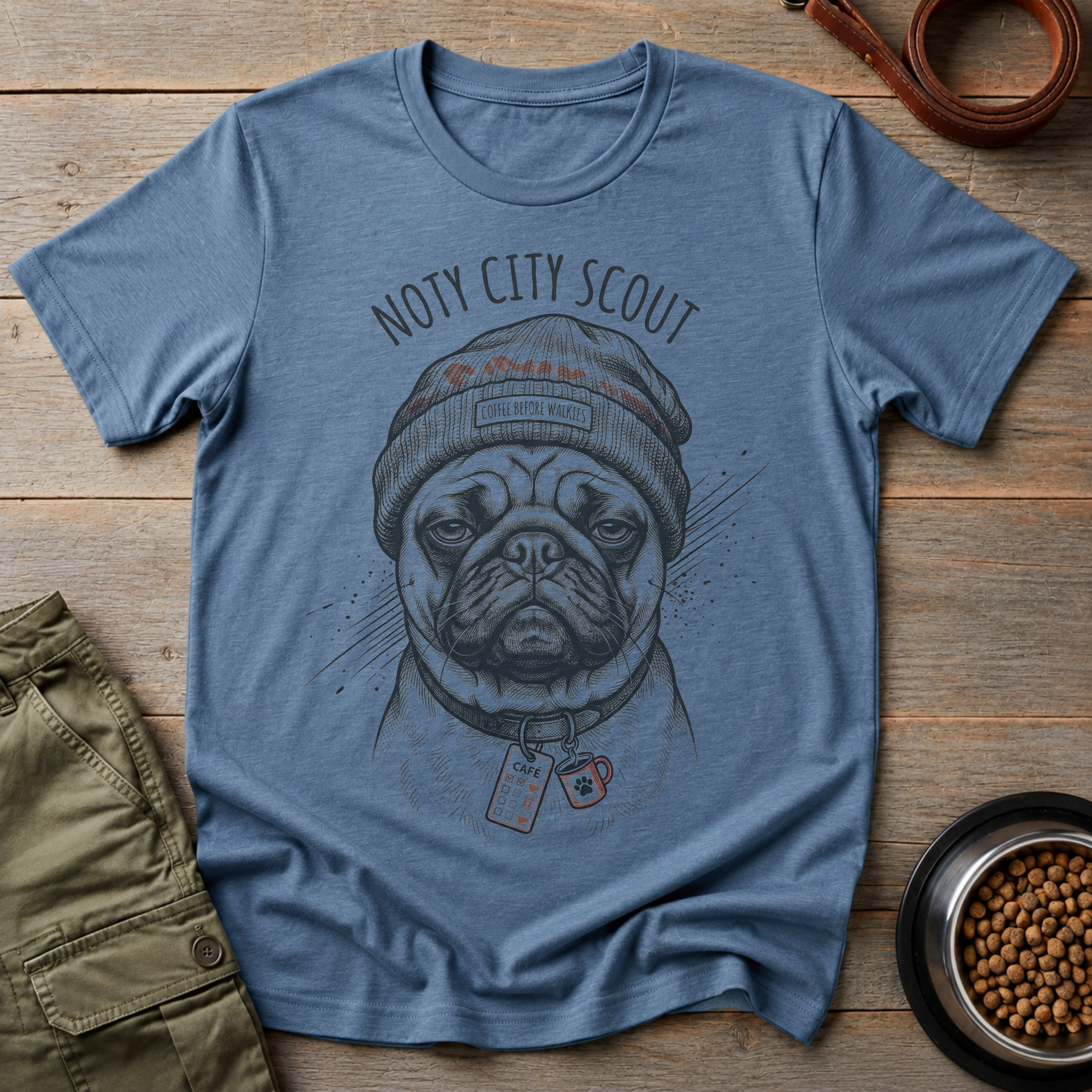 Pug Noty City Scout Tee