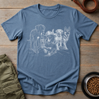 Dachshund Big Plans Tee