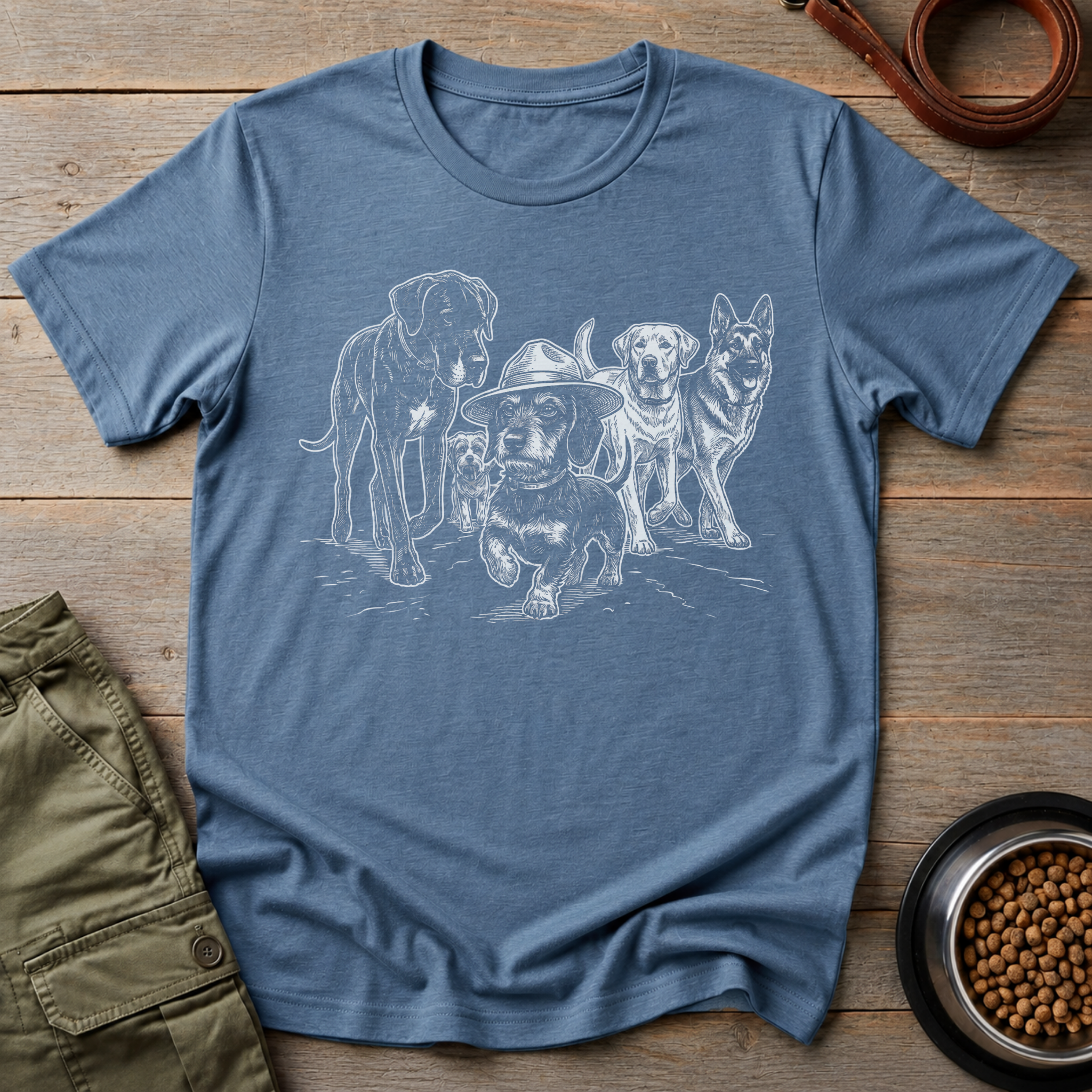 Dachshund Big Plans Tee
