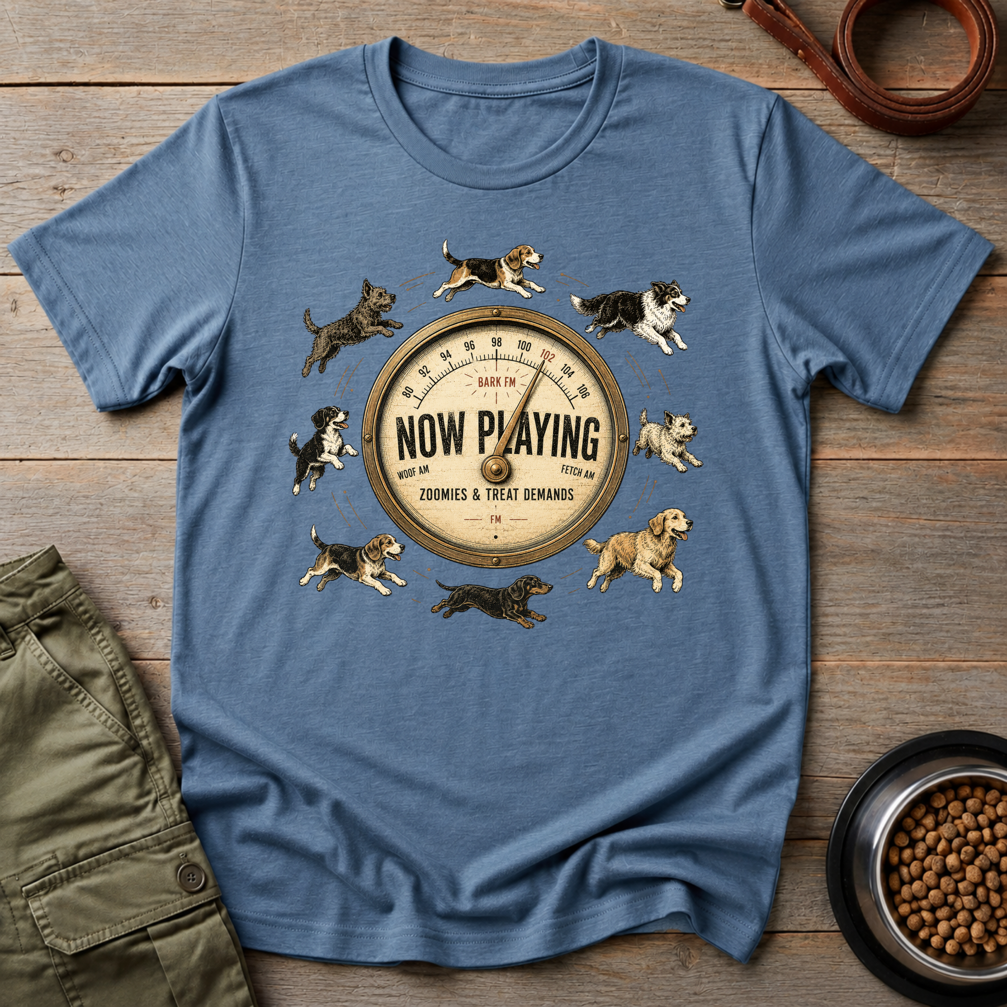 Bark FM Now Playing Zoomies & Treat Demands Tee
