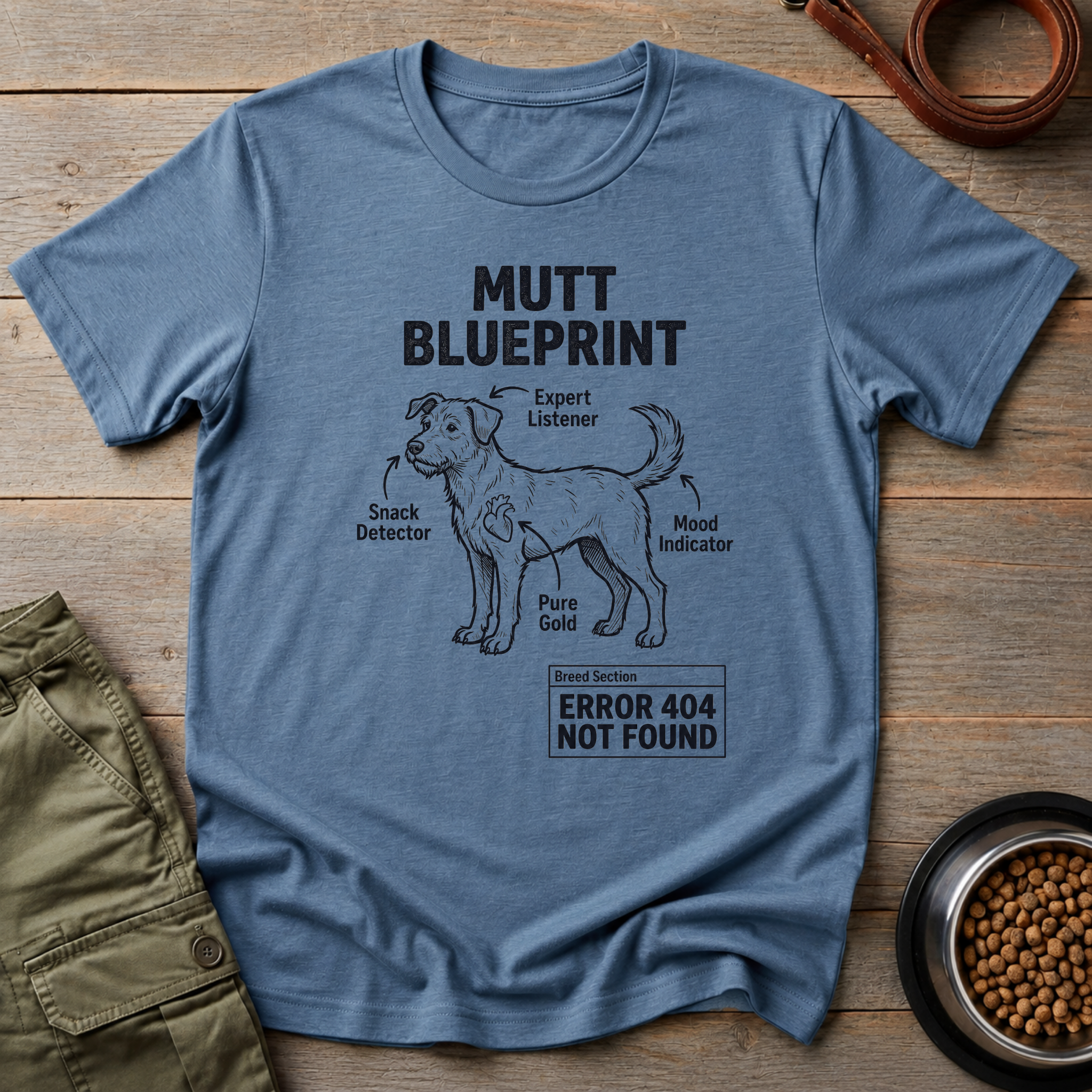 Blueprint Of A Mutt Tee