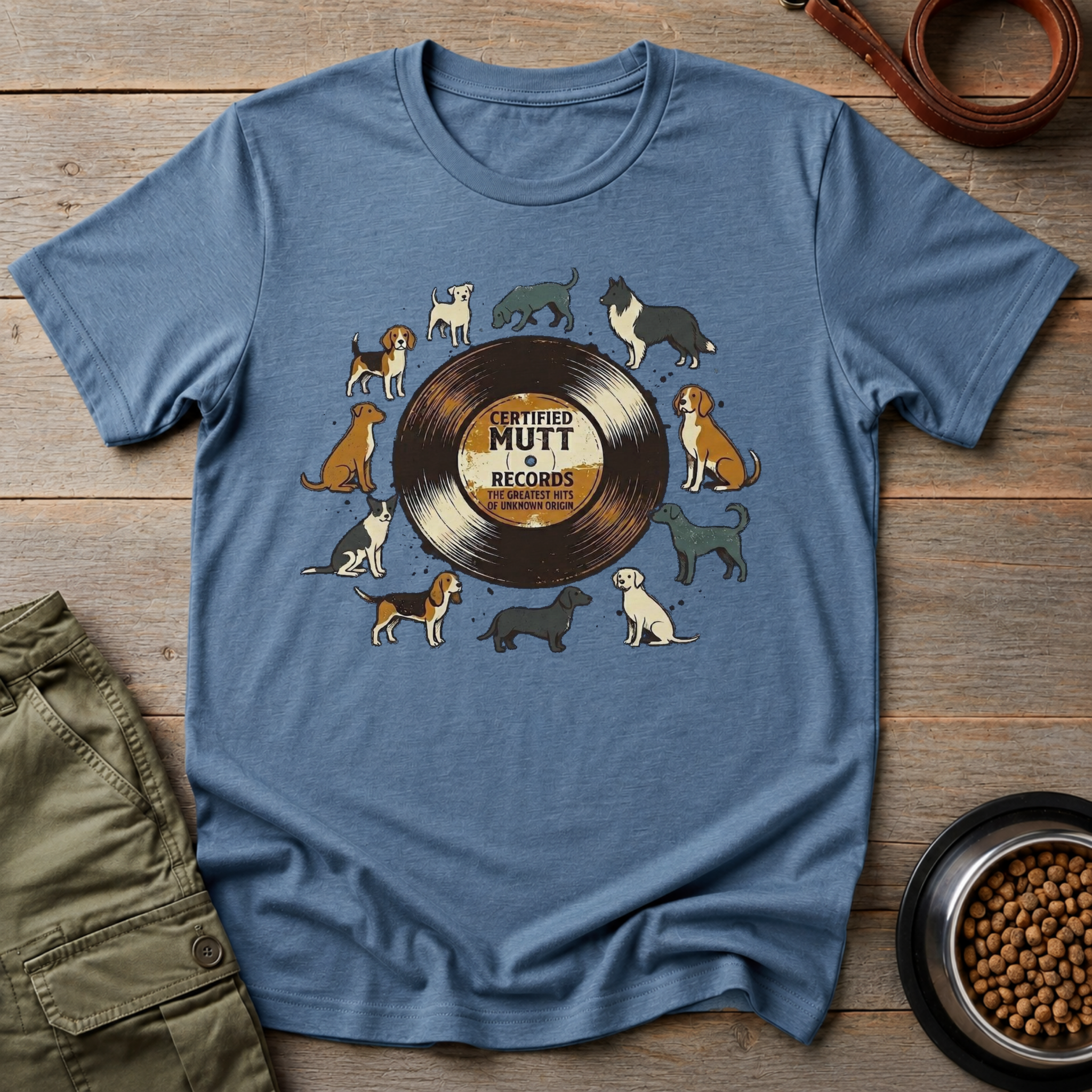 Vintage Vinyl Record Tee