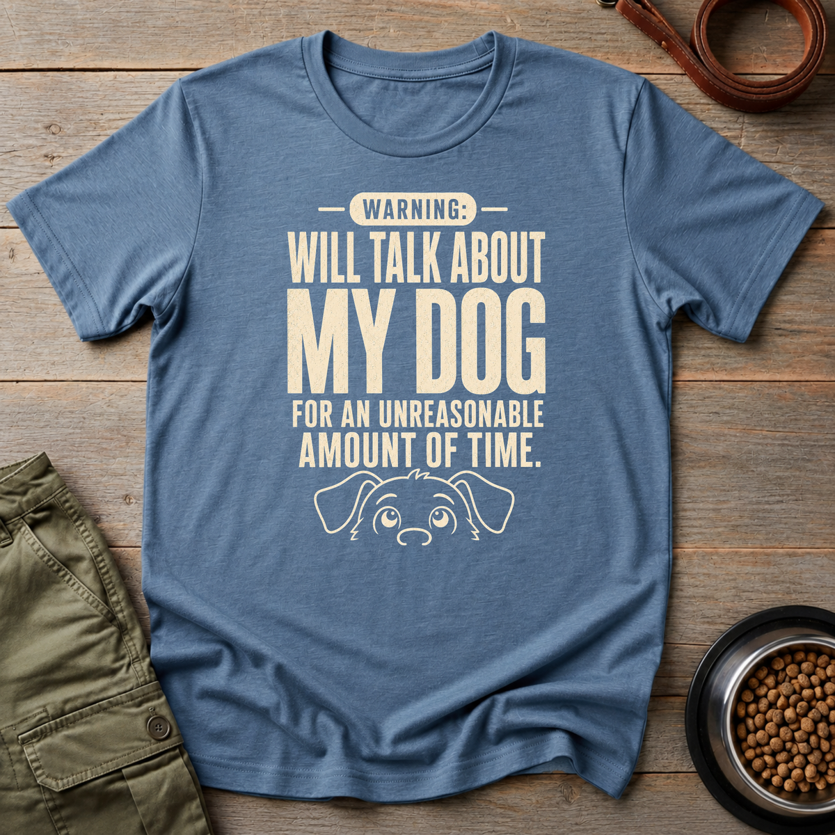 Warning Dog Talk Incoming Tee