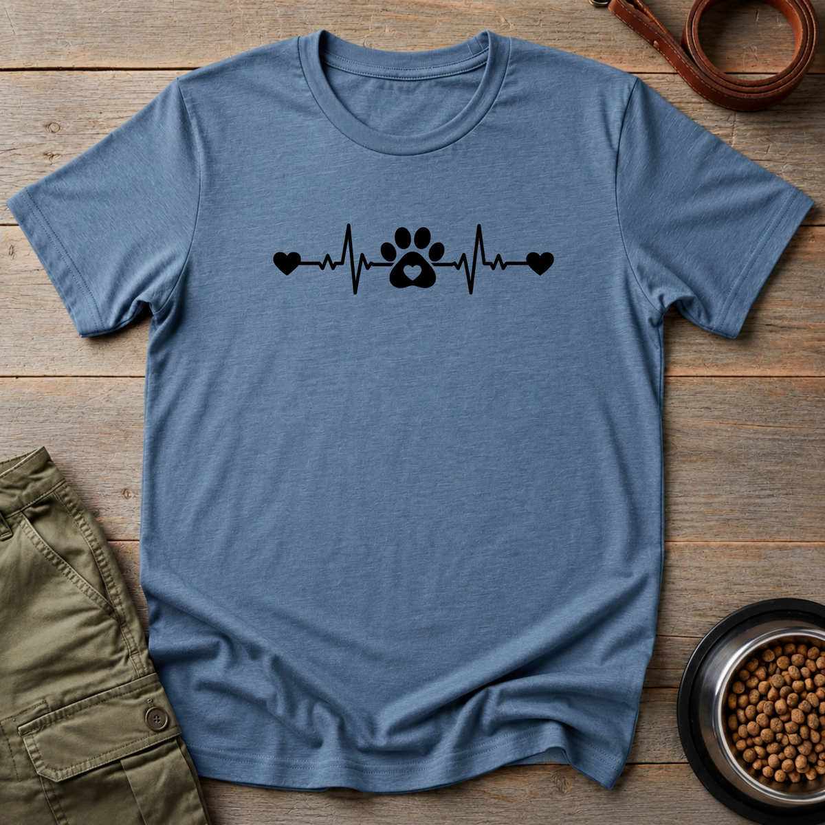 Paw Print Heartbeat Tee