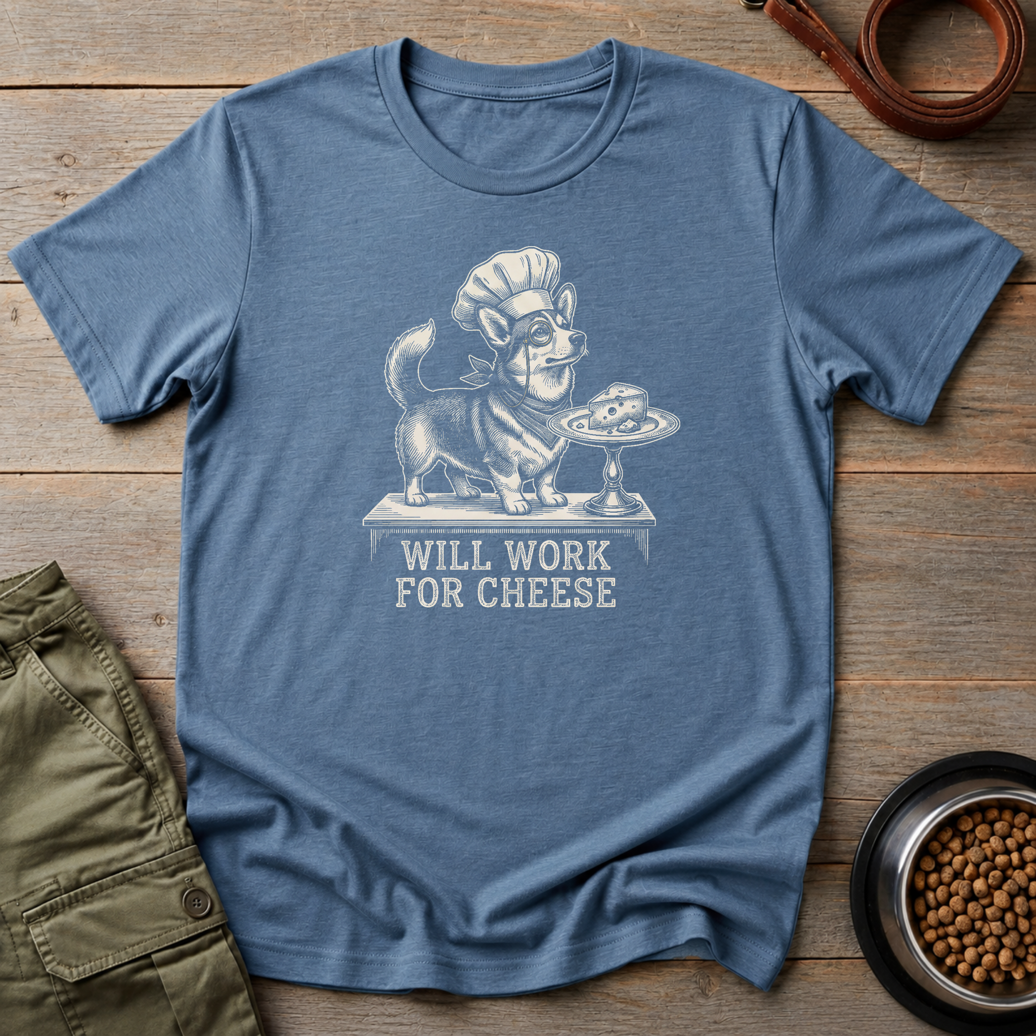 Will Work For Cheese Tee