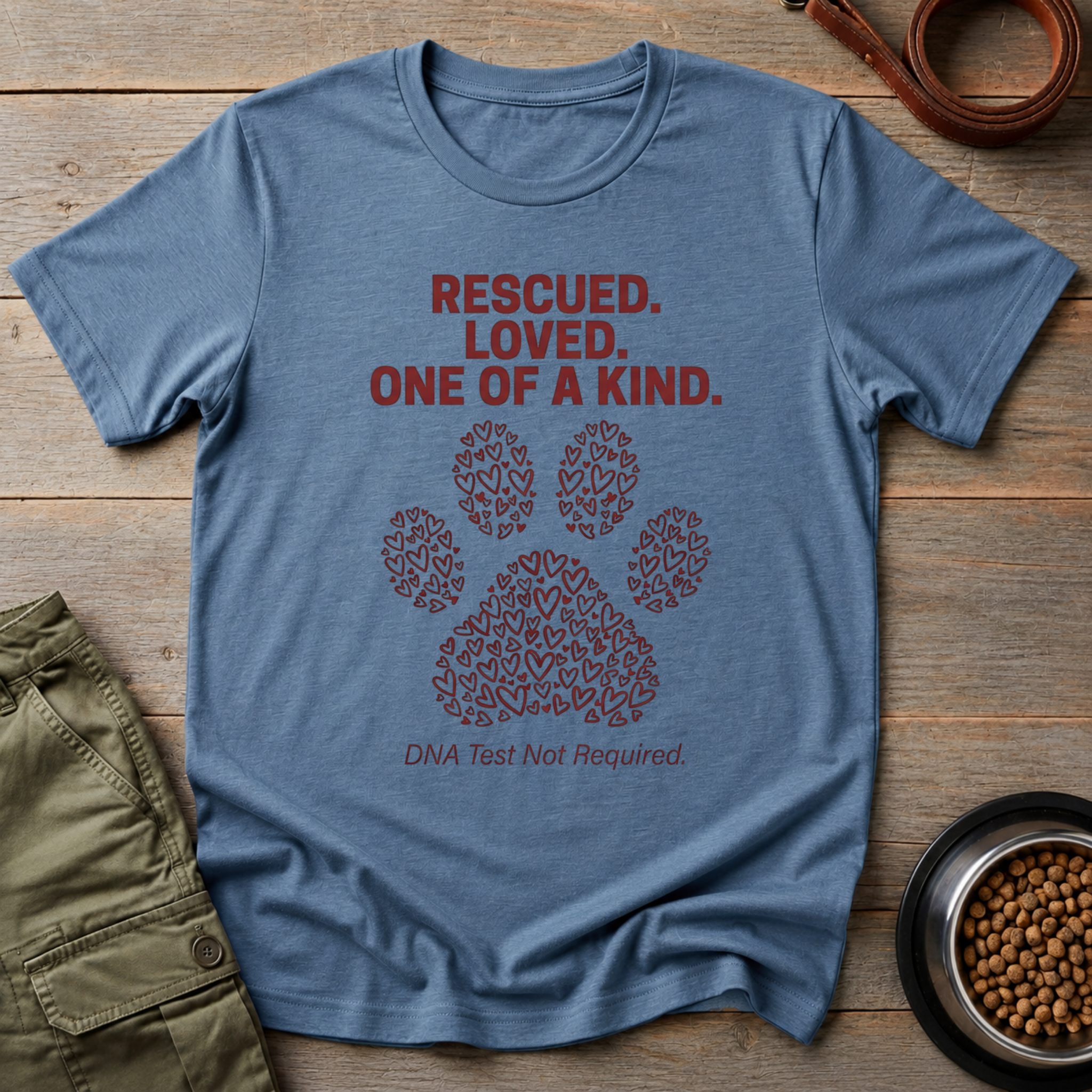 Rescued Loved One Of A Kind Tee