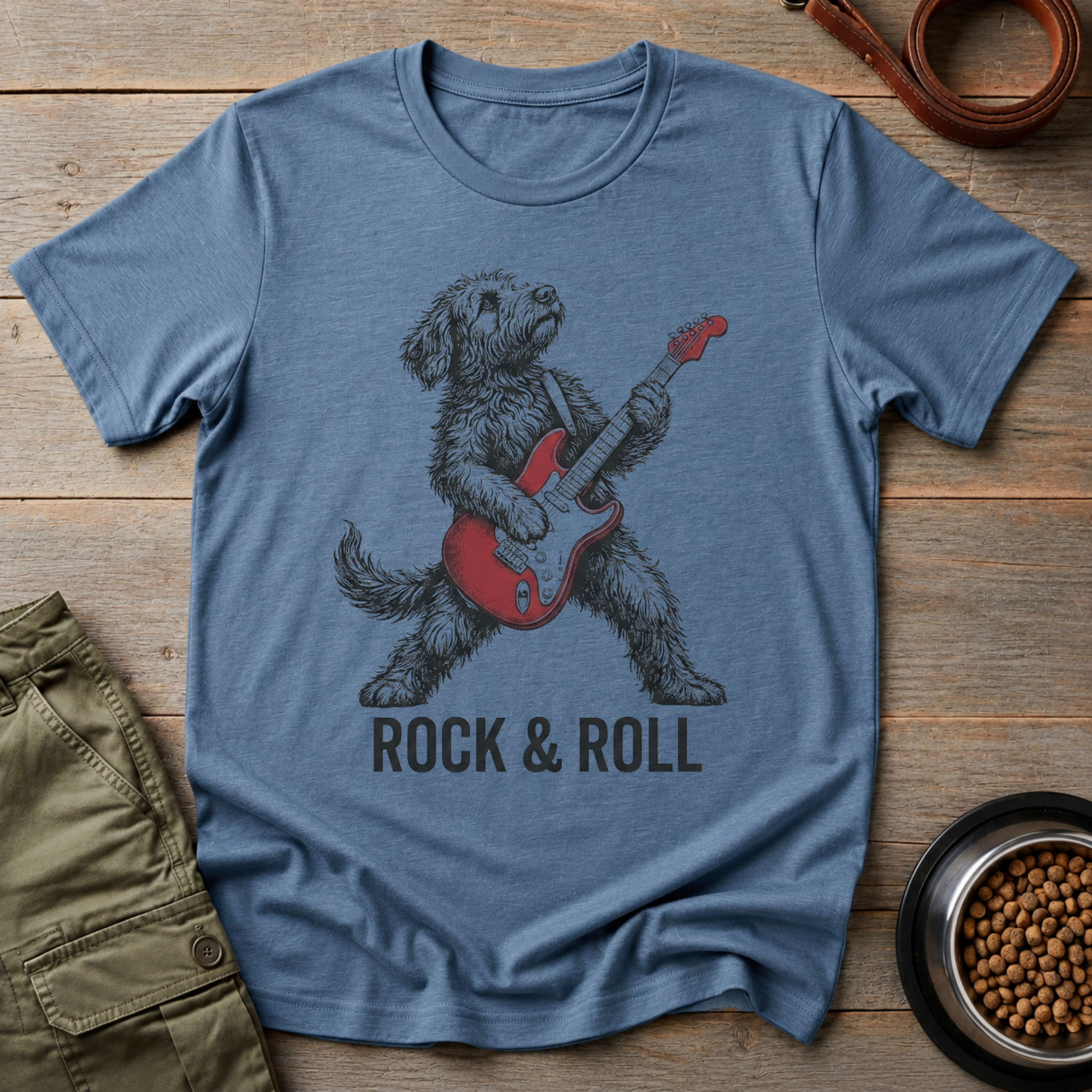 Labradoodle Rock and Roll Tee