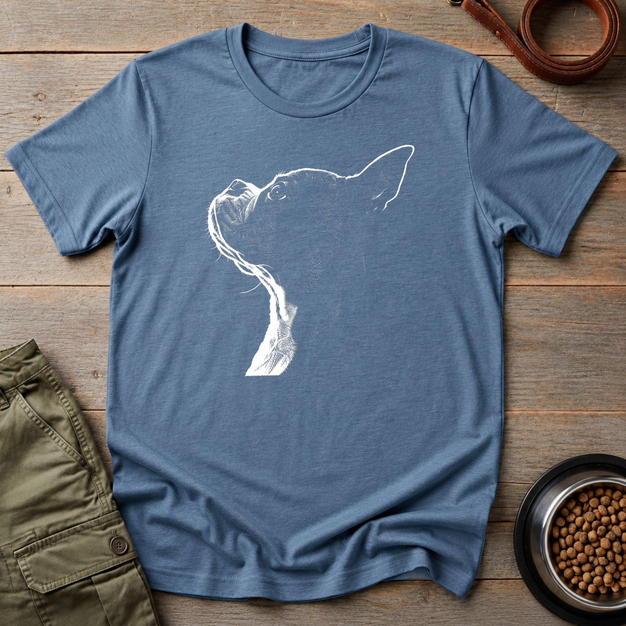 Boston Terrier Shadow Tee