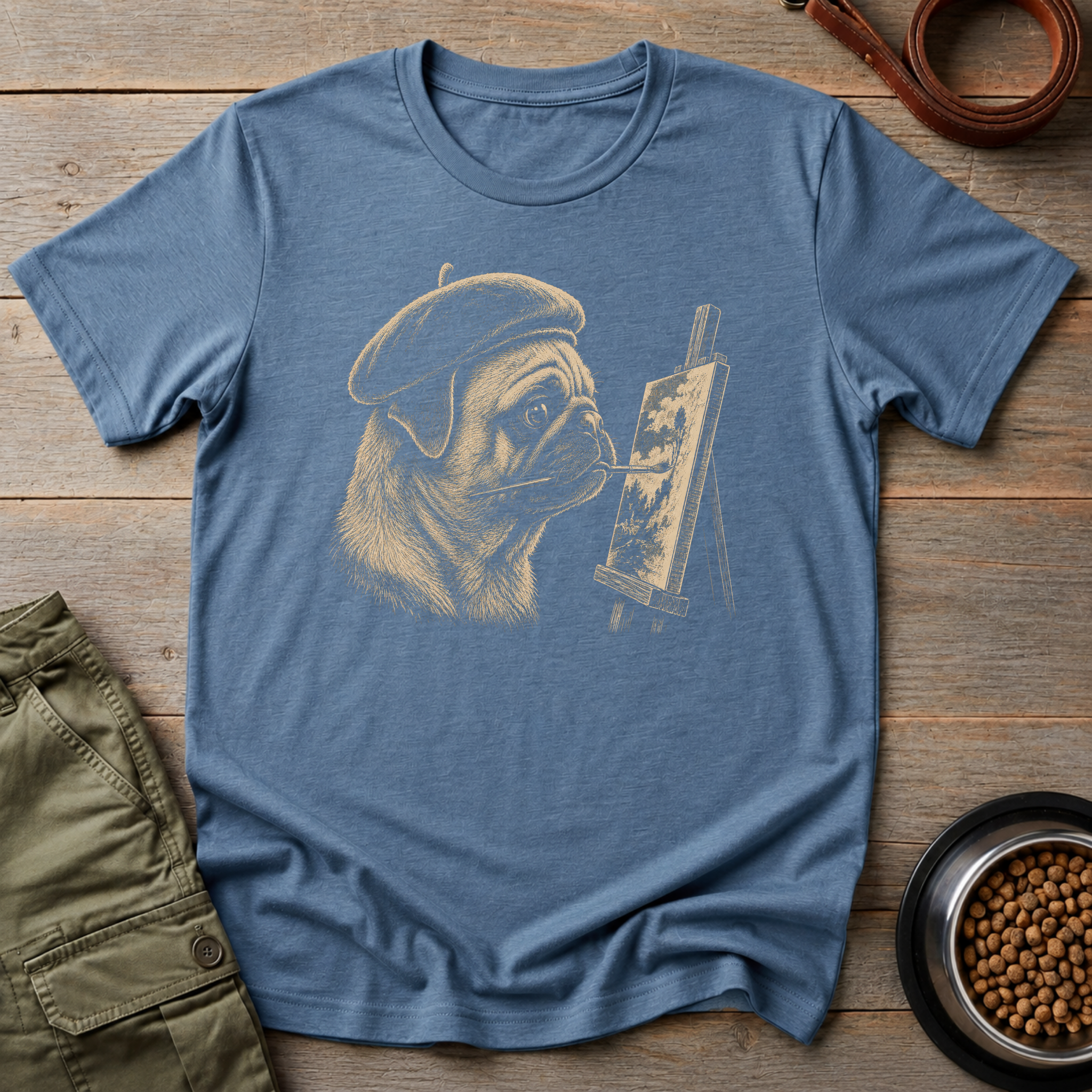 Pug the Painter Tee