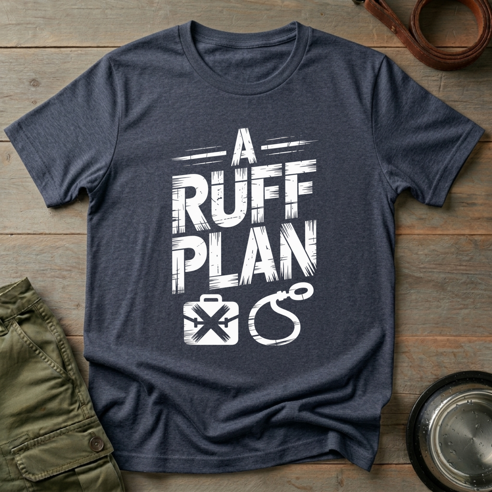 A Ruff Plan Dog Tee