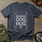 Dog Hug Blueprint Tee