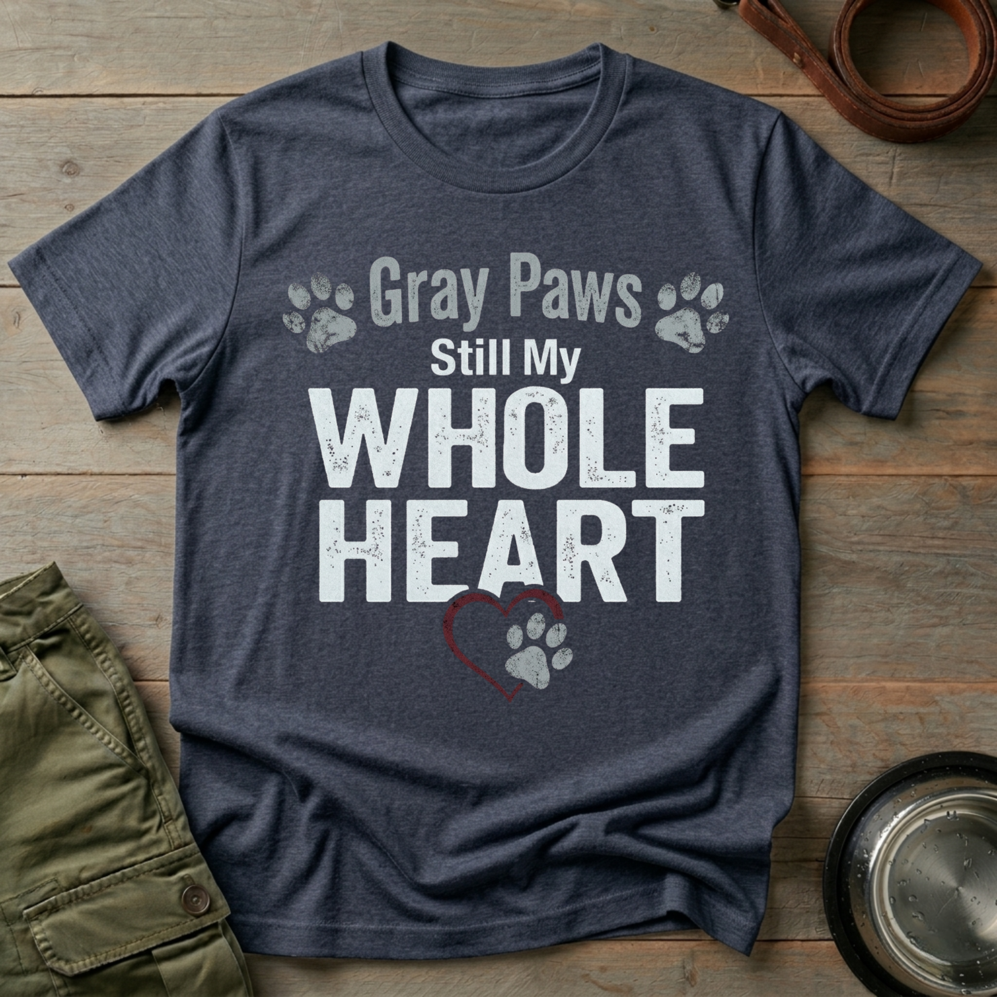 Gray Paws Whole Heart Tee