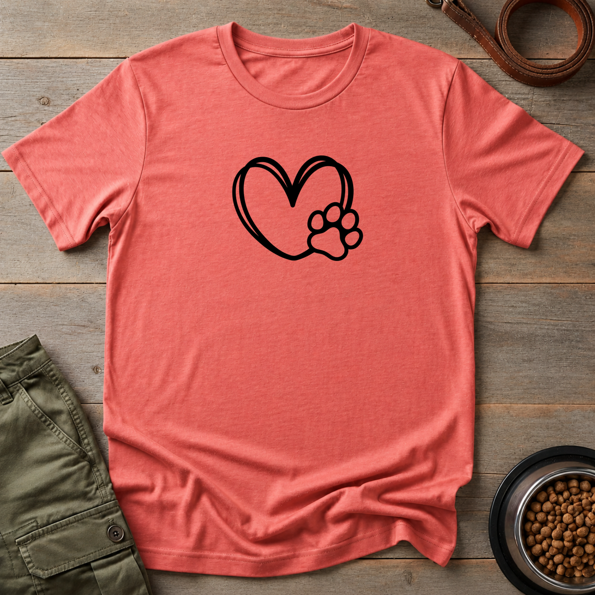 Paw Heart Love Tee
