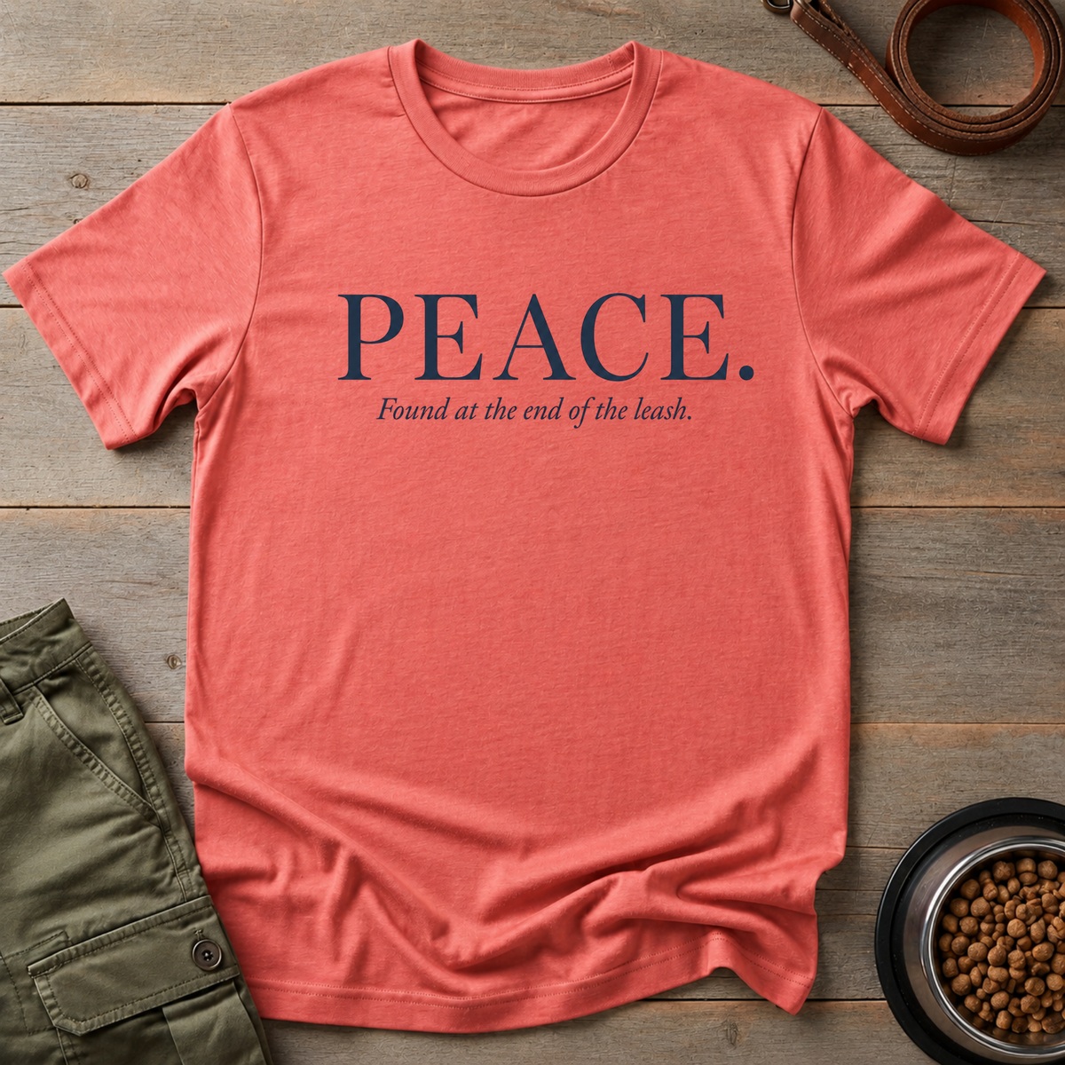 Leash Peace Dog Tee