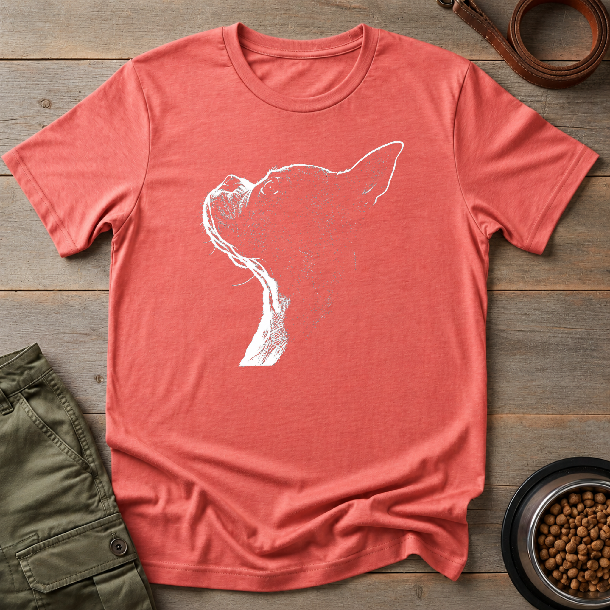 Boston Terrier Shadow Tee
