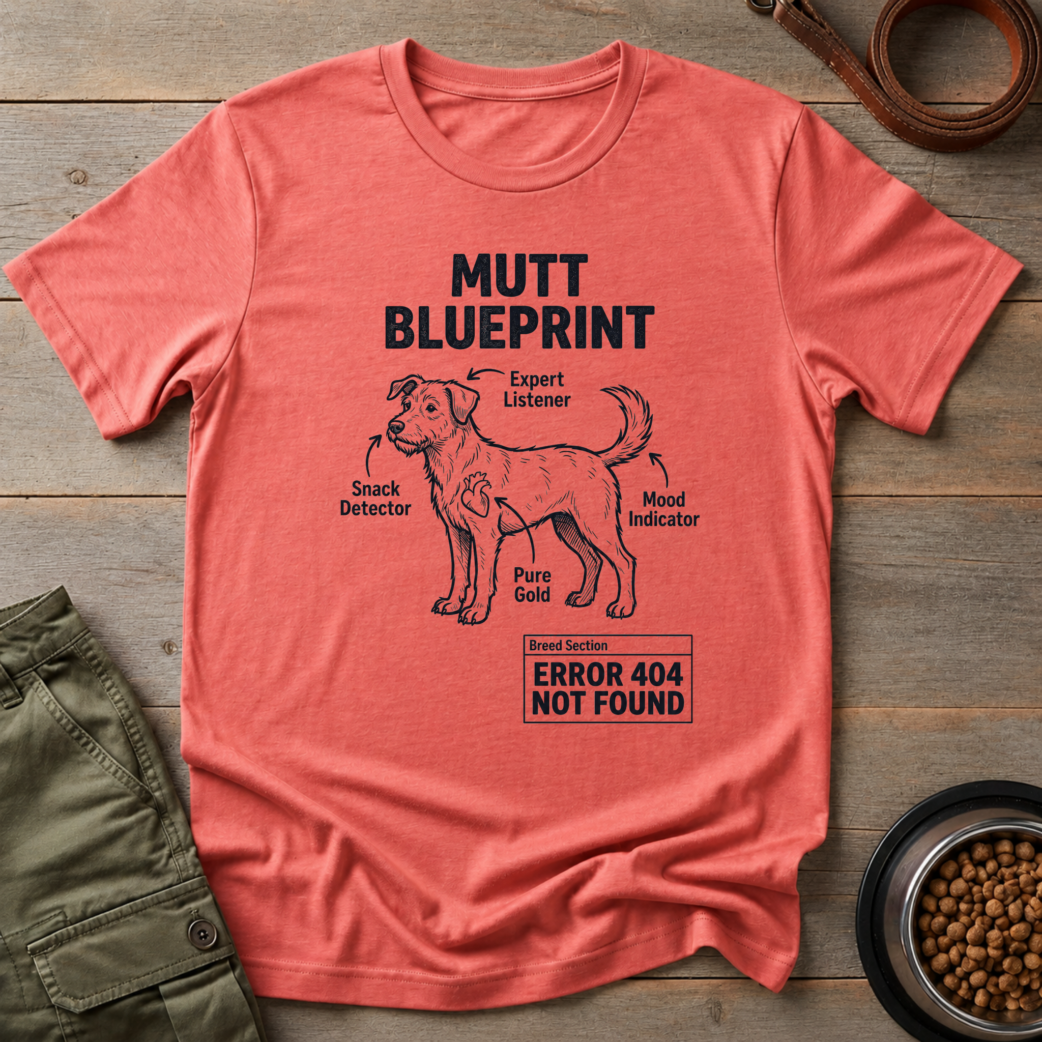 Blueprint Of A Mutt Tee