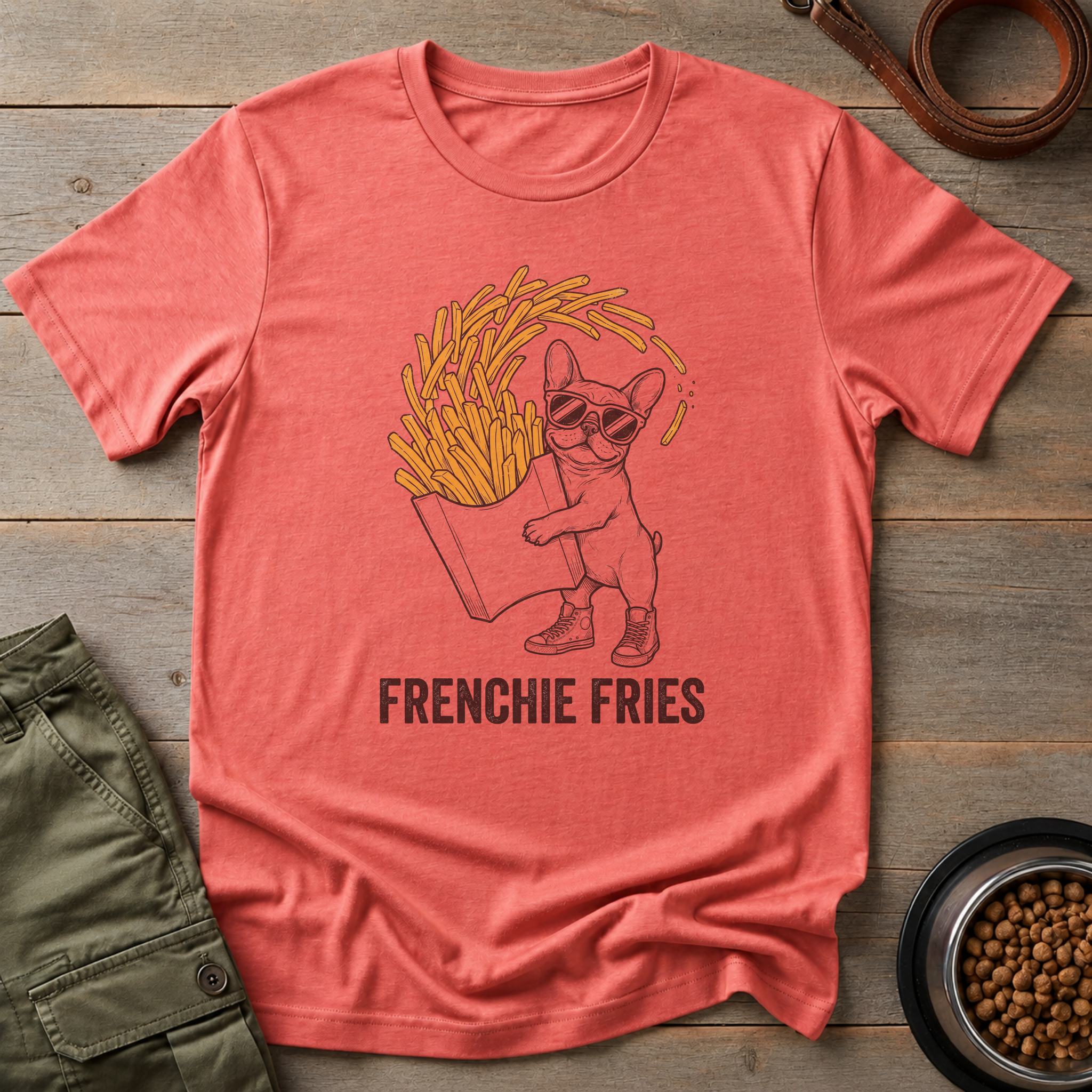 French Bulldog Fries Before Guys Tee