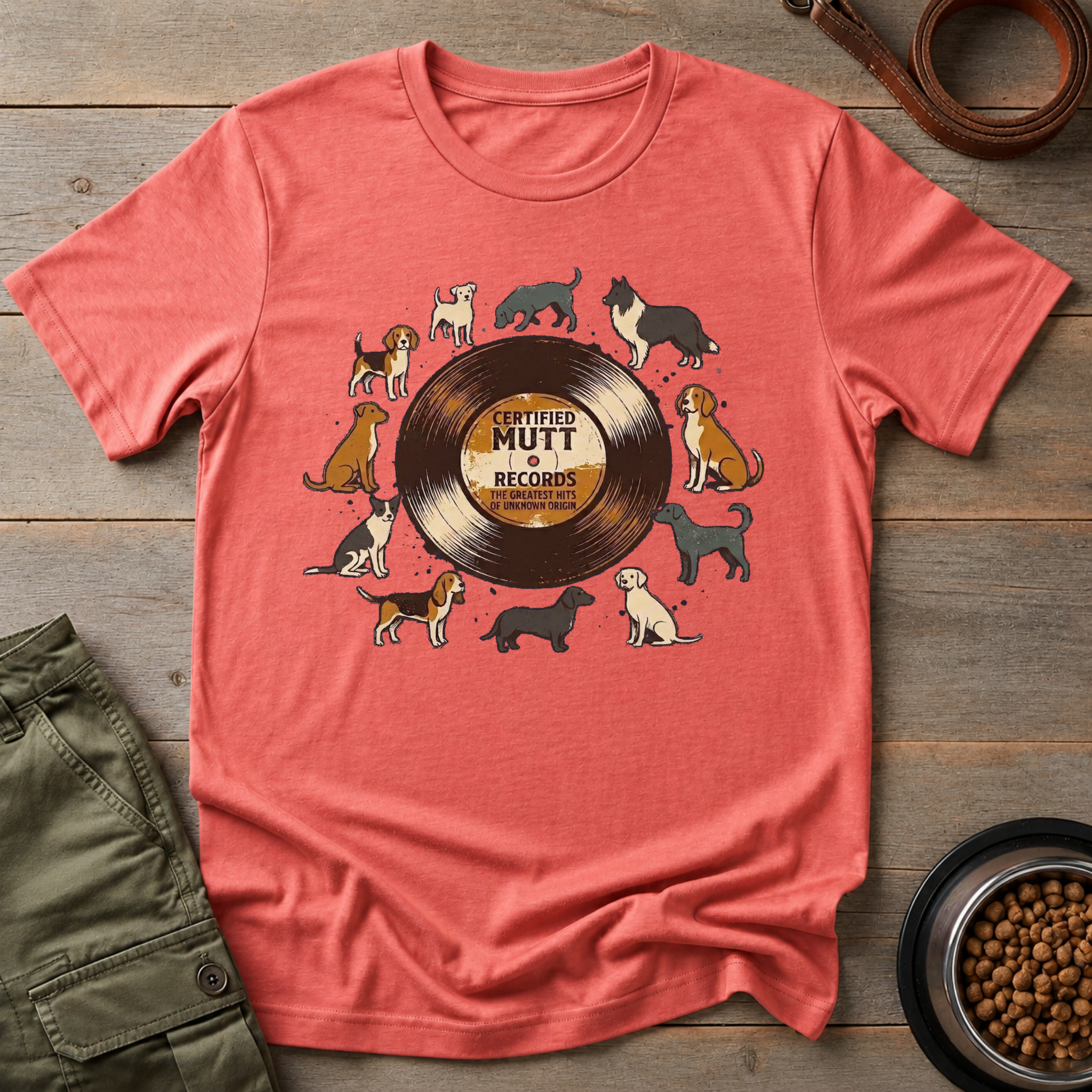 Vintage Vinyl Record Tee