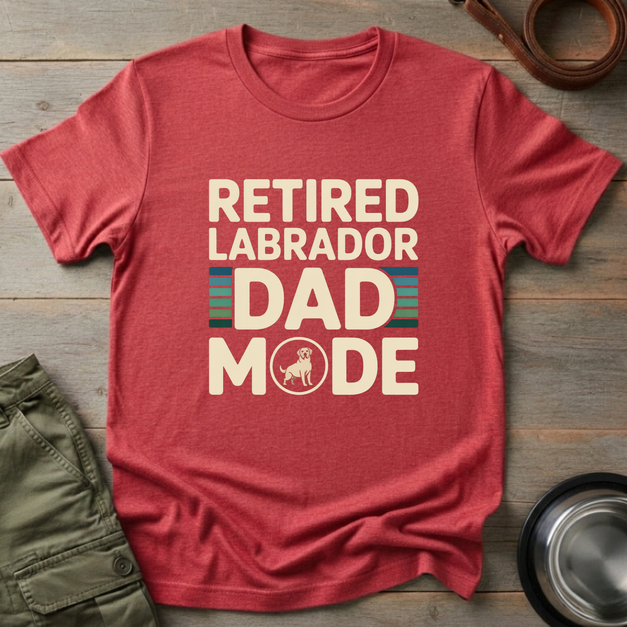 Retired Labrador Dad Mode Tee
