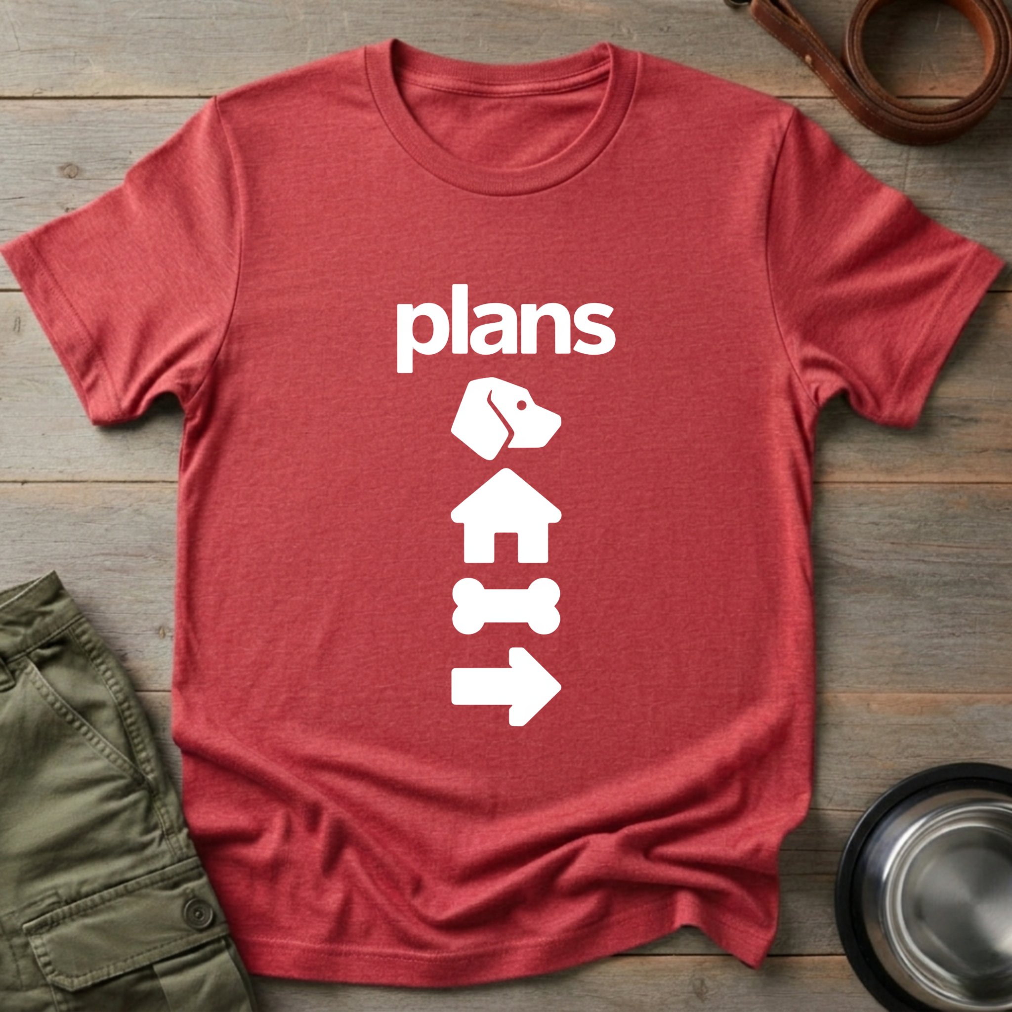 Weekend Plans Dog Life Tee