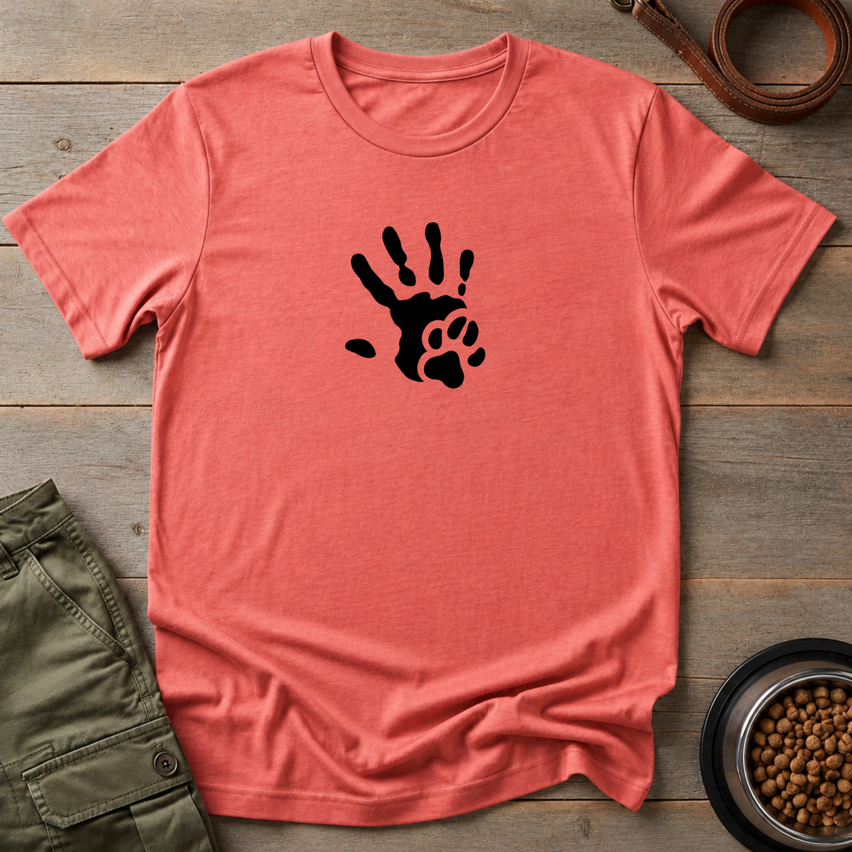 Hand Meets Paw Tee