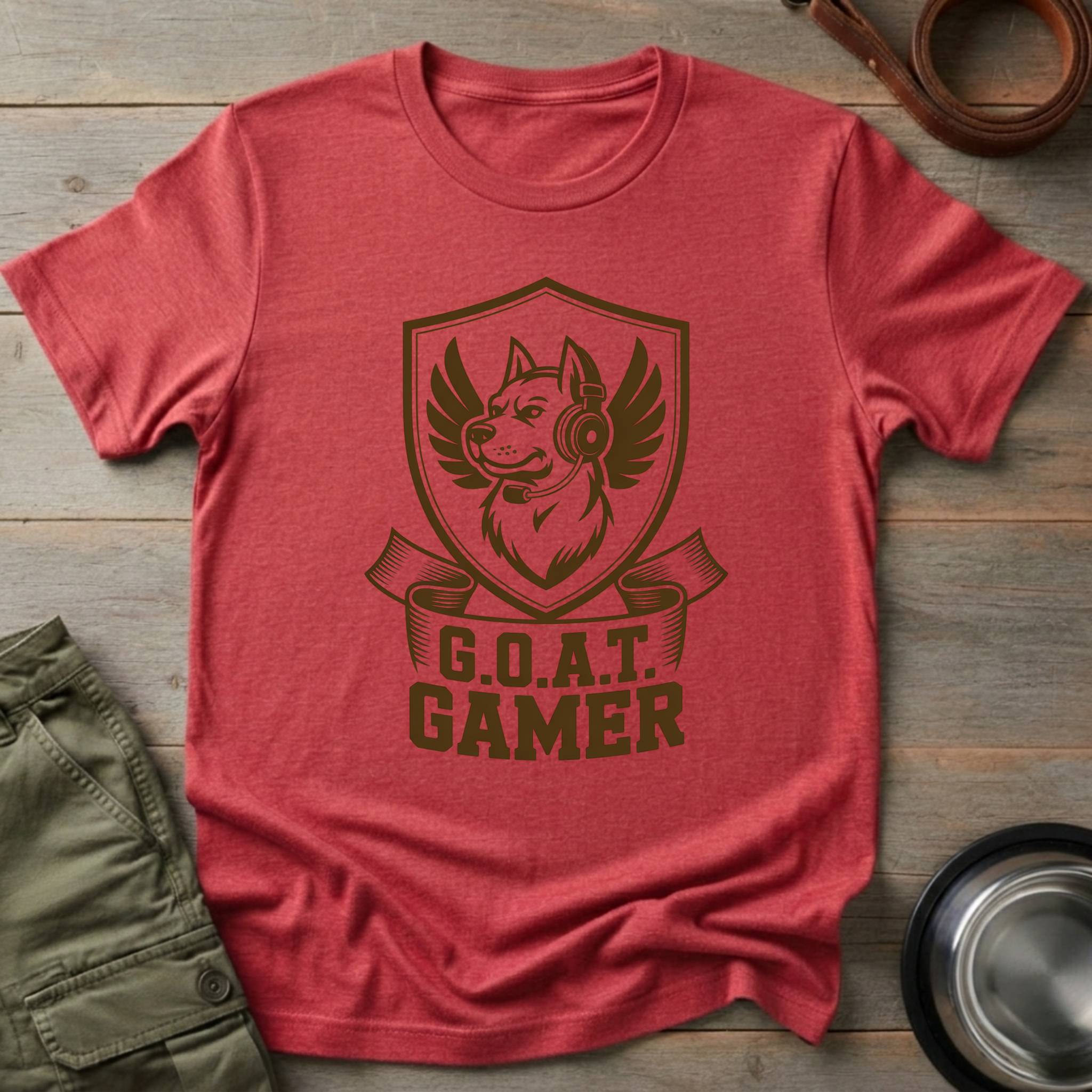 GOAT Gamer Dog Tee