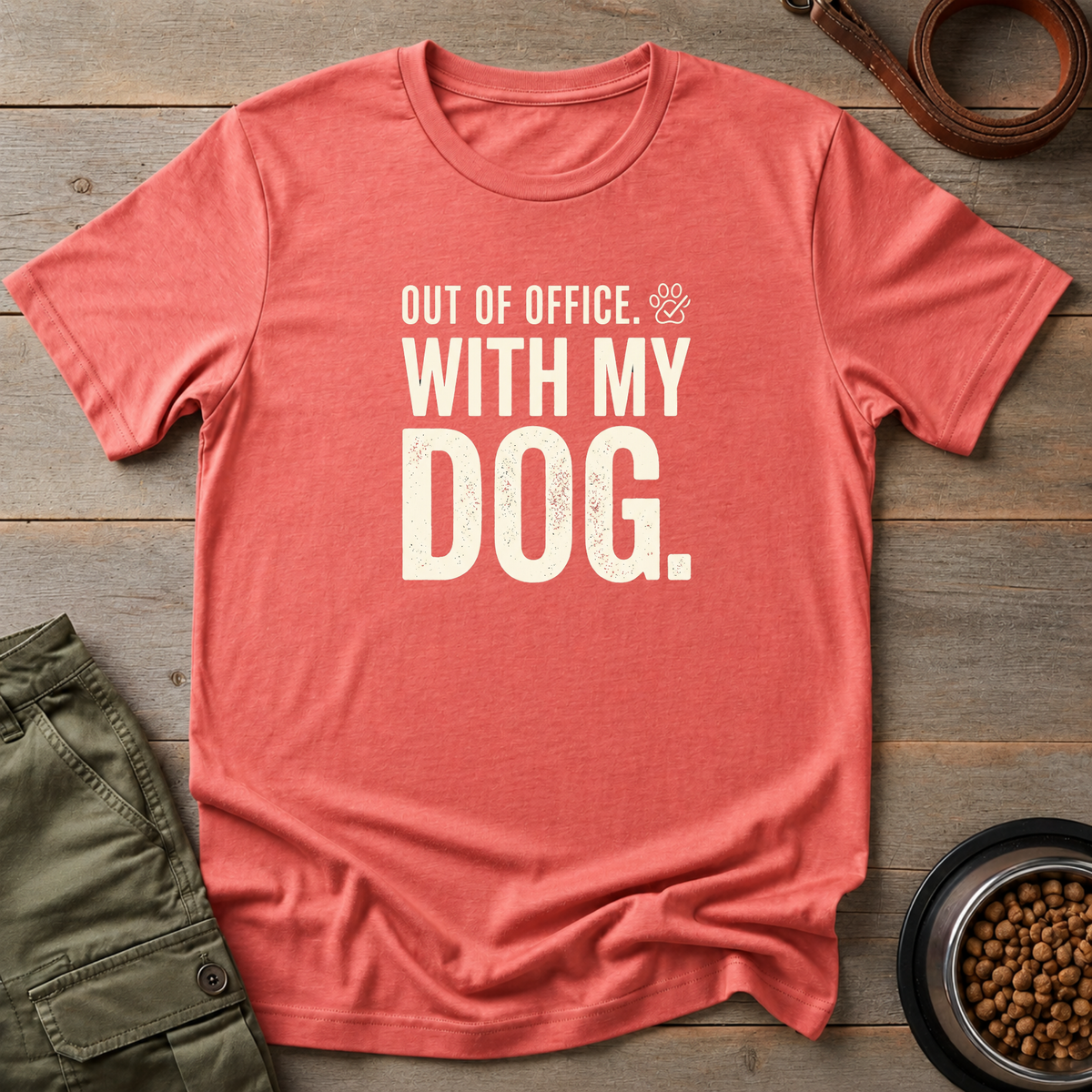 Out Of Office Dog Tee
