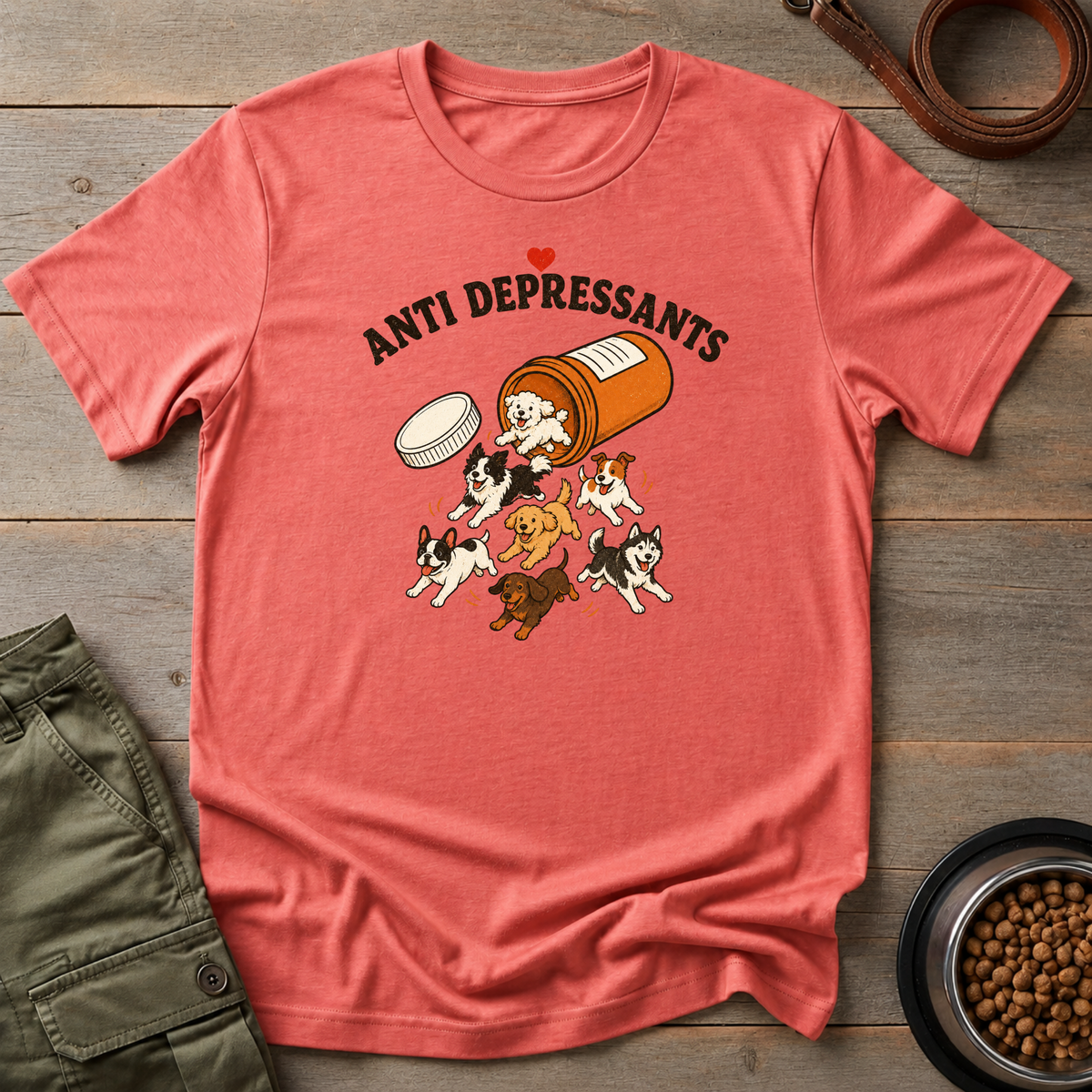 Anti Depressants Dogs Tee