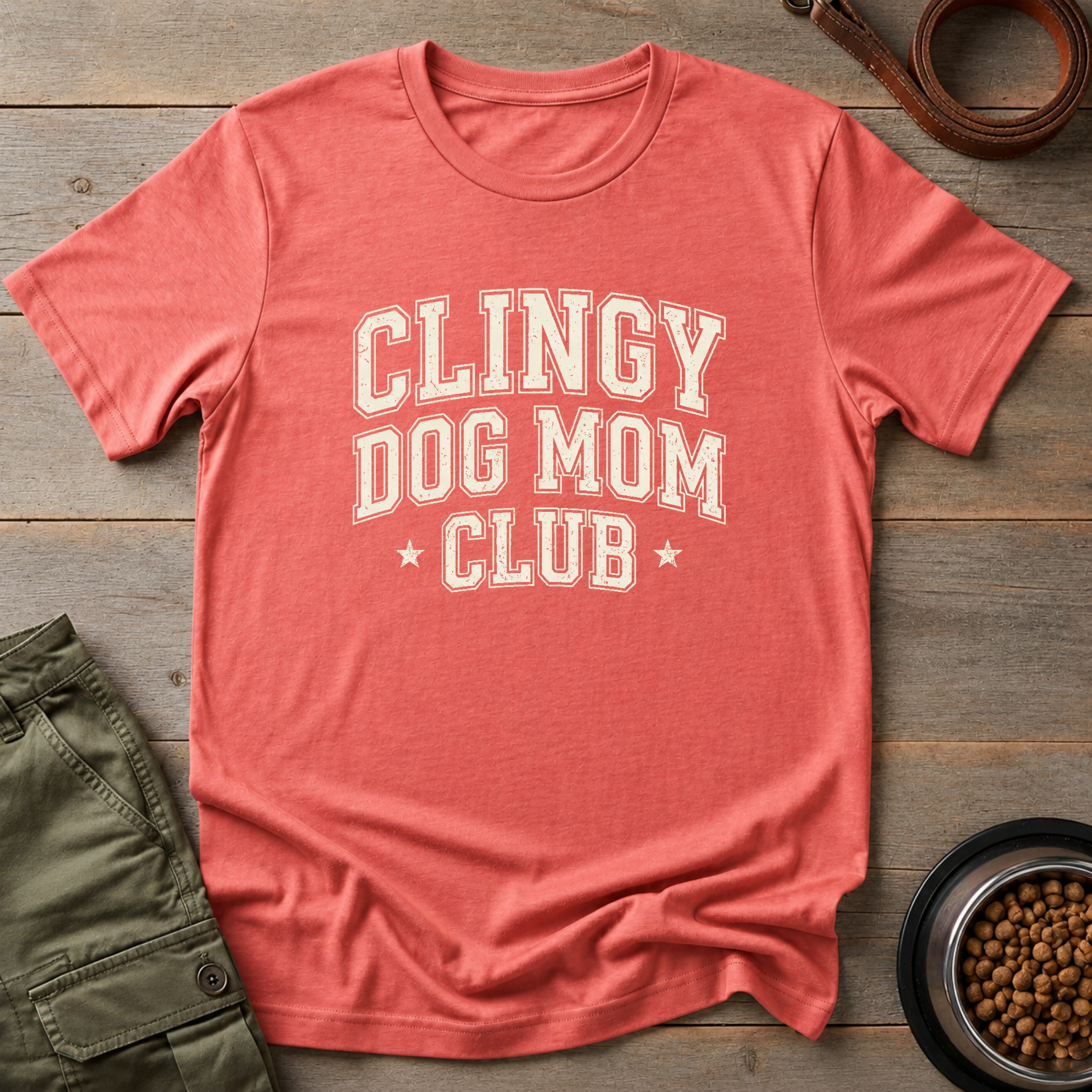 Clingy Dog Mom Club Tee