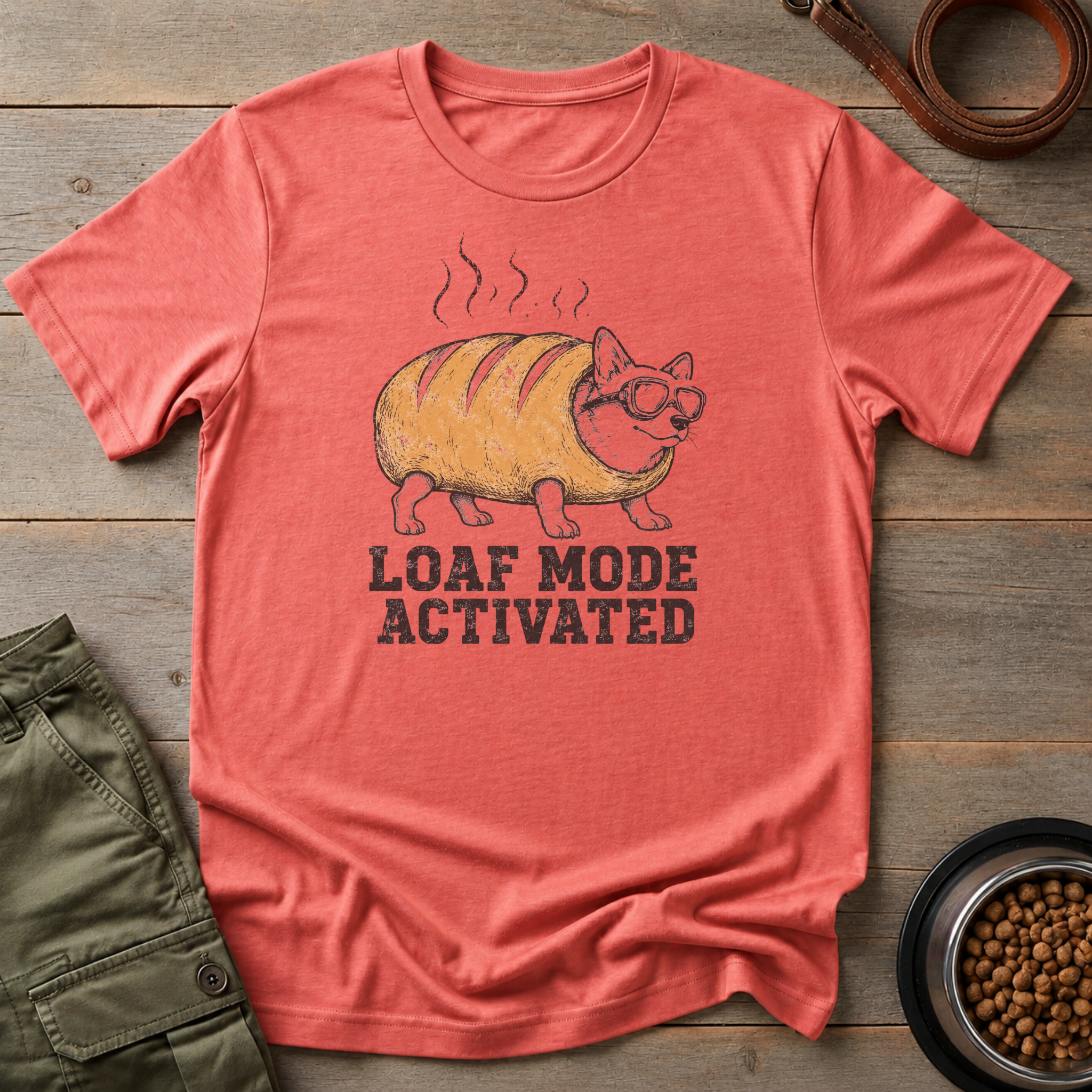 Corgi Loaf Mode Activated Tee