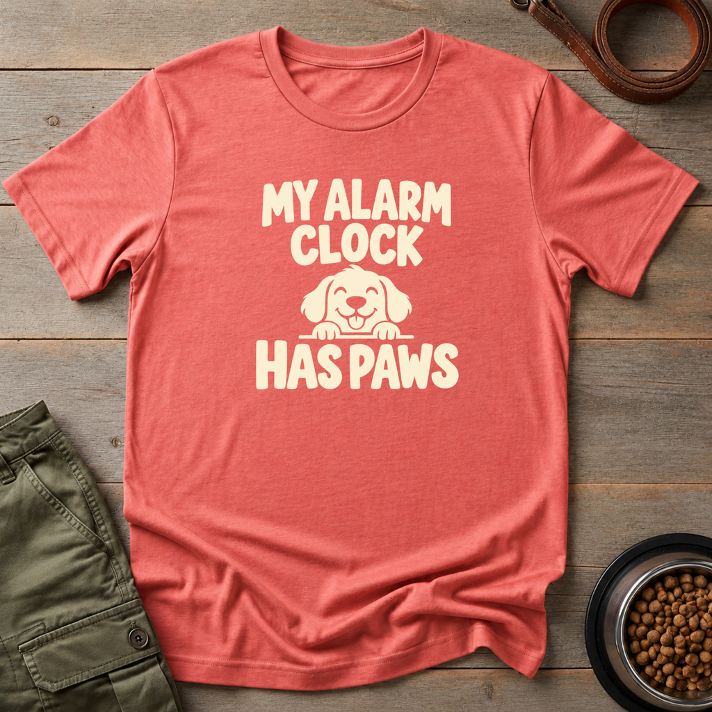 Paw Alarm Clock Tee