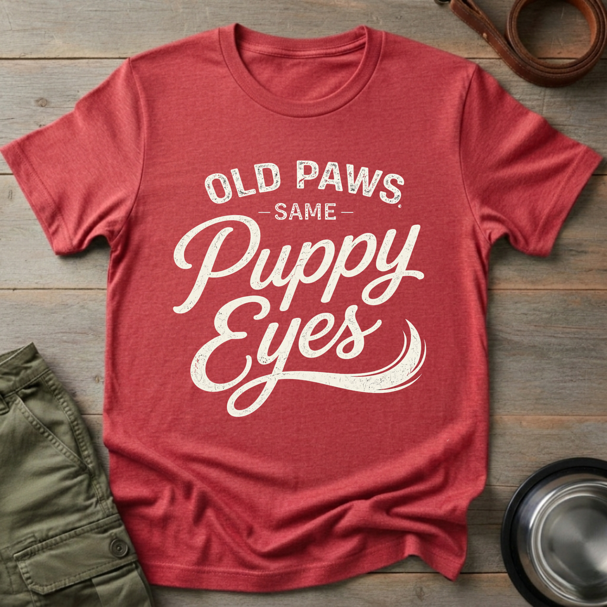 Old Paws Puppy Eyes Tee