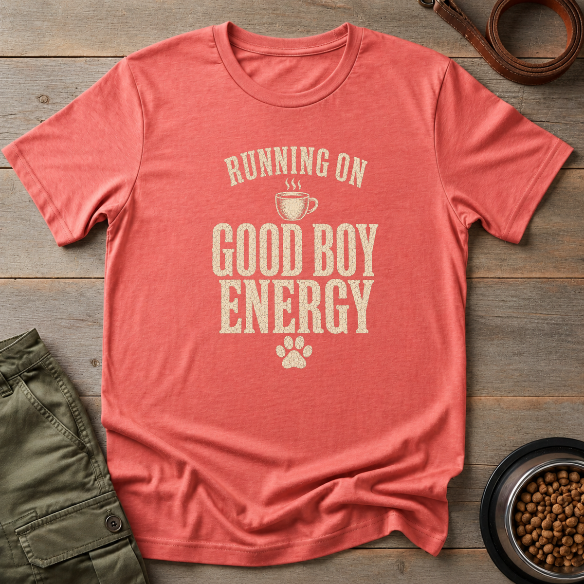 Caffeinated Good Boy Energy Tee