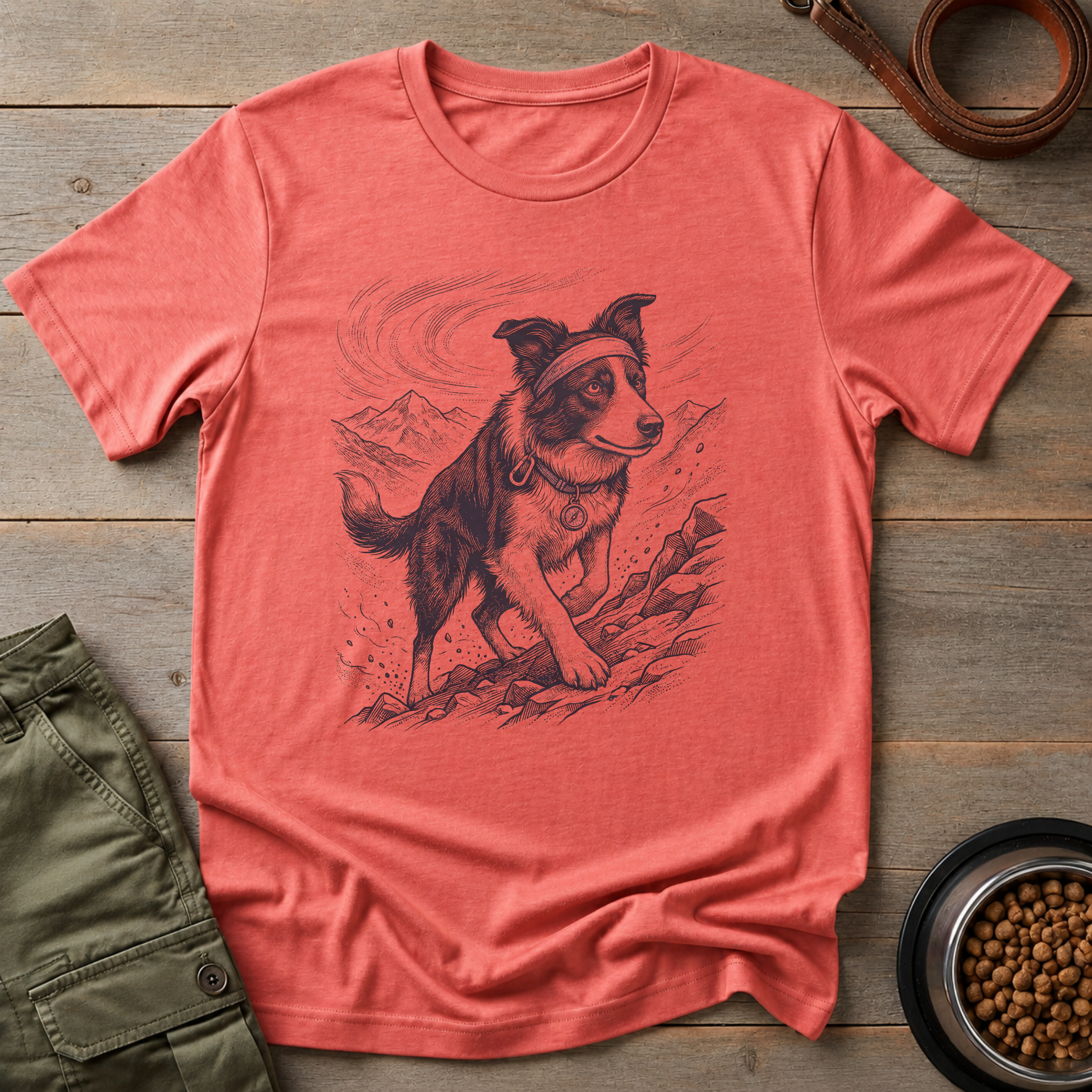 Border Collie The Summit Chaser Tee