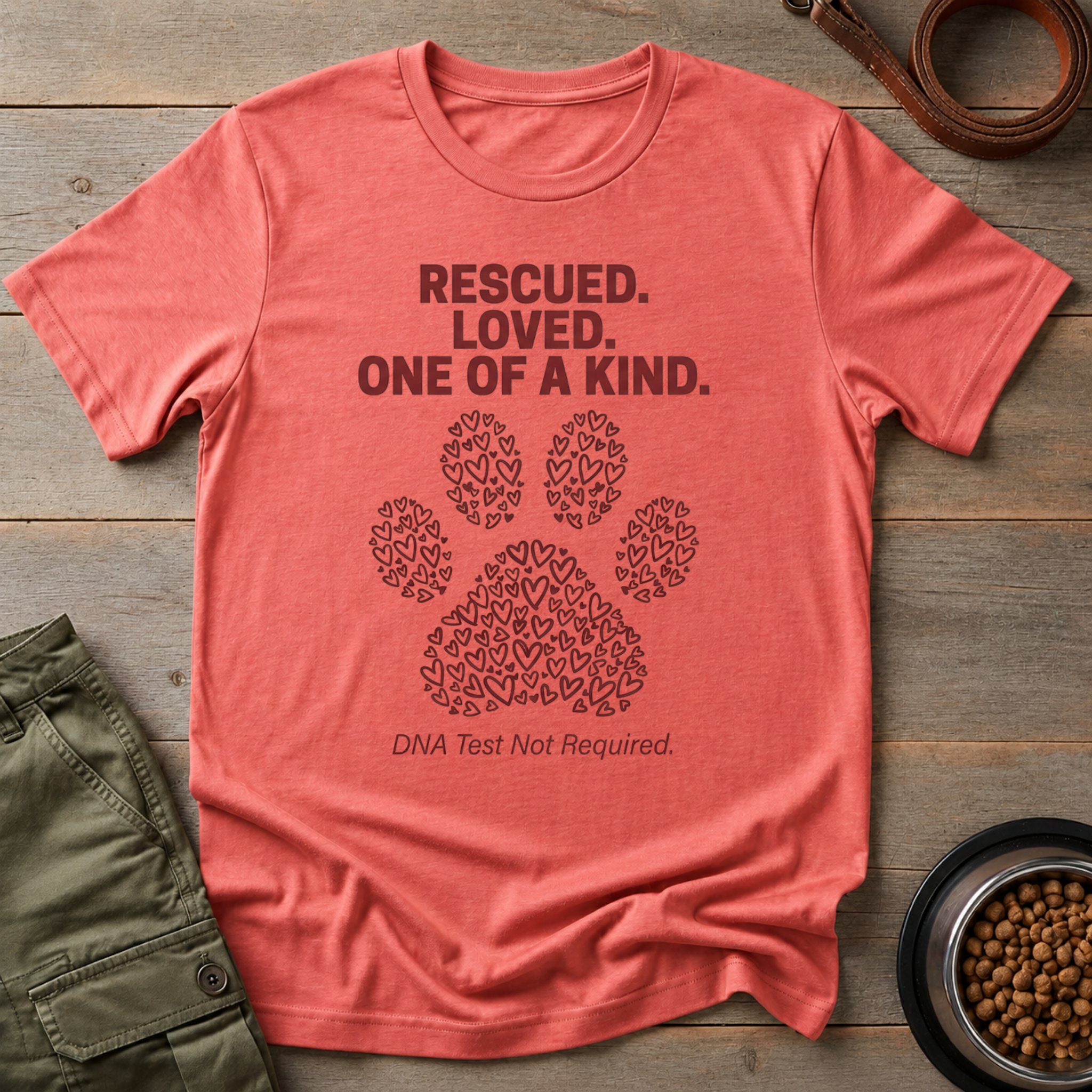 Rescued Loved One Of A Kind Tee