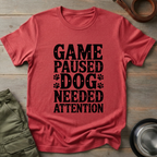 Game Paused Pup Tee