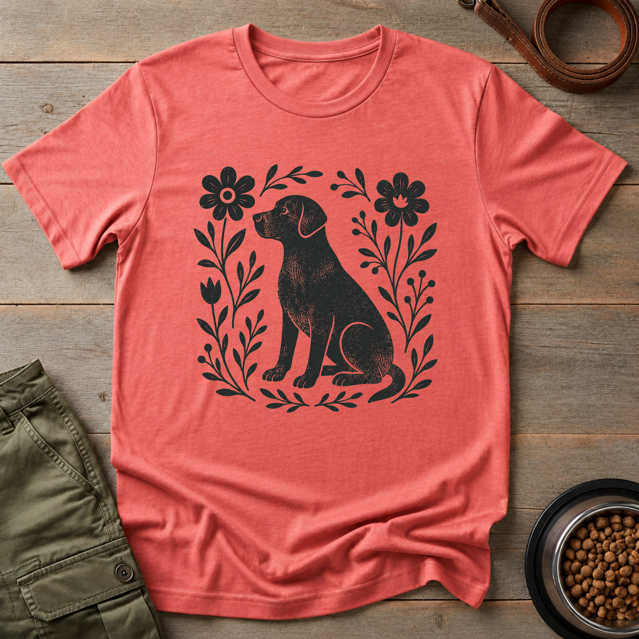 Cottagecore Dog Tee