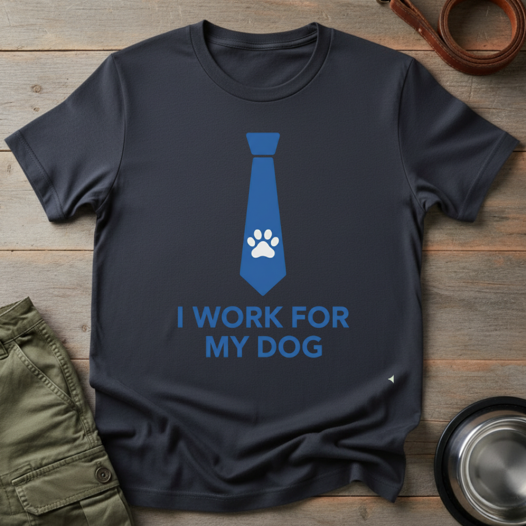 I Work for My Dog Tee