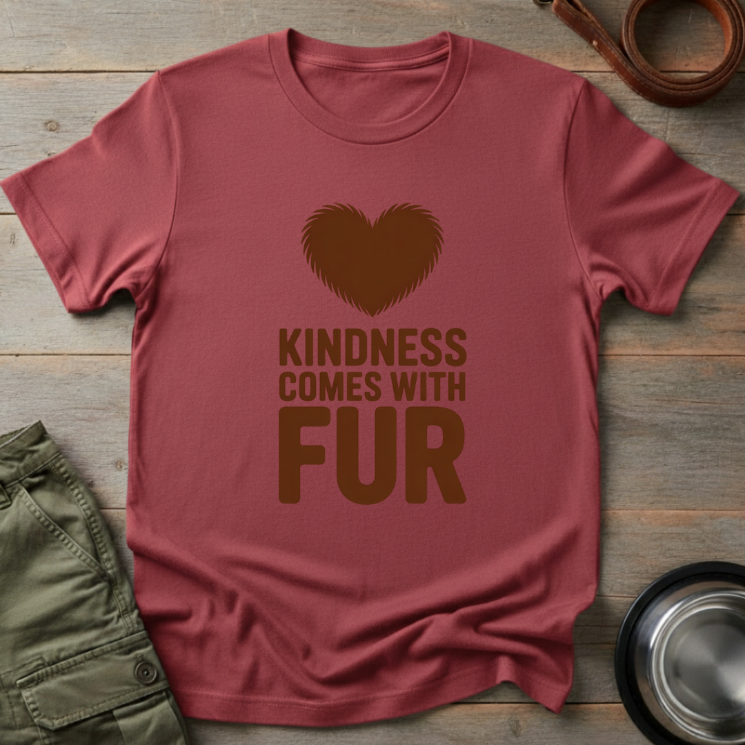 Kindness comes with fur Tee