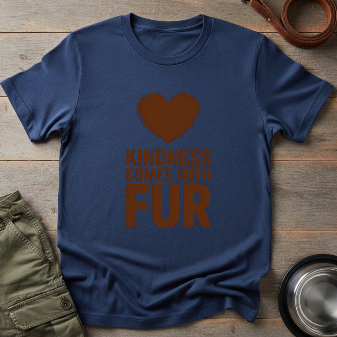 Kindness comes with fur Tee