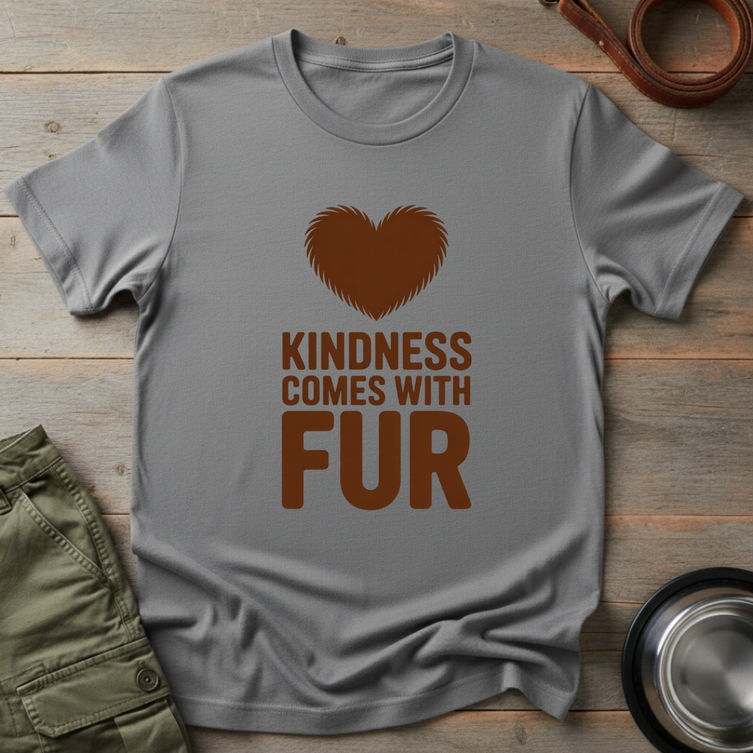 Kindness comes with fur Tee