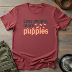 Less People More Puppies Tee
