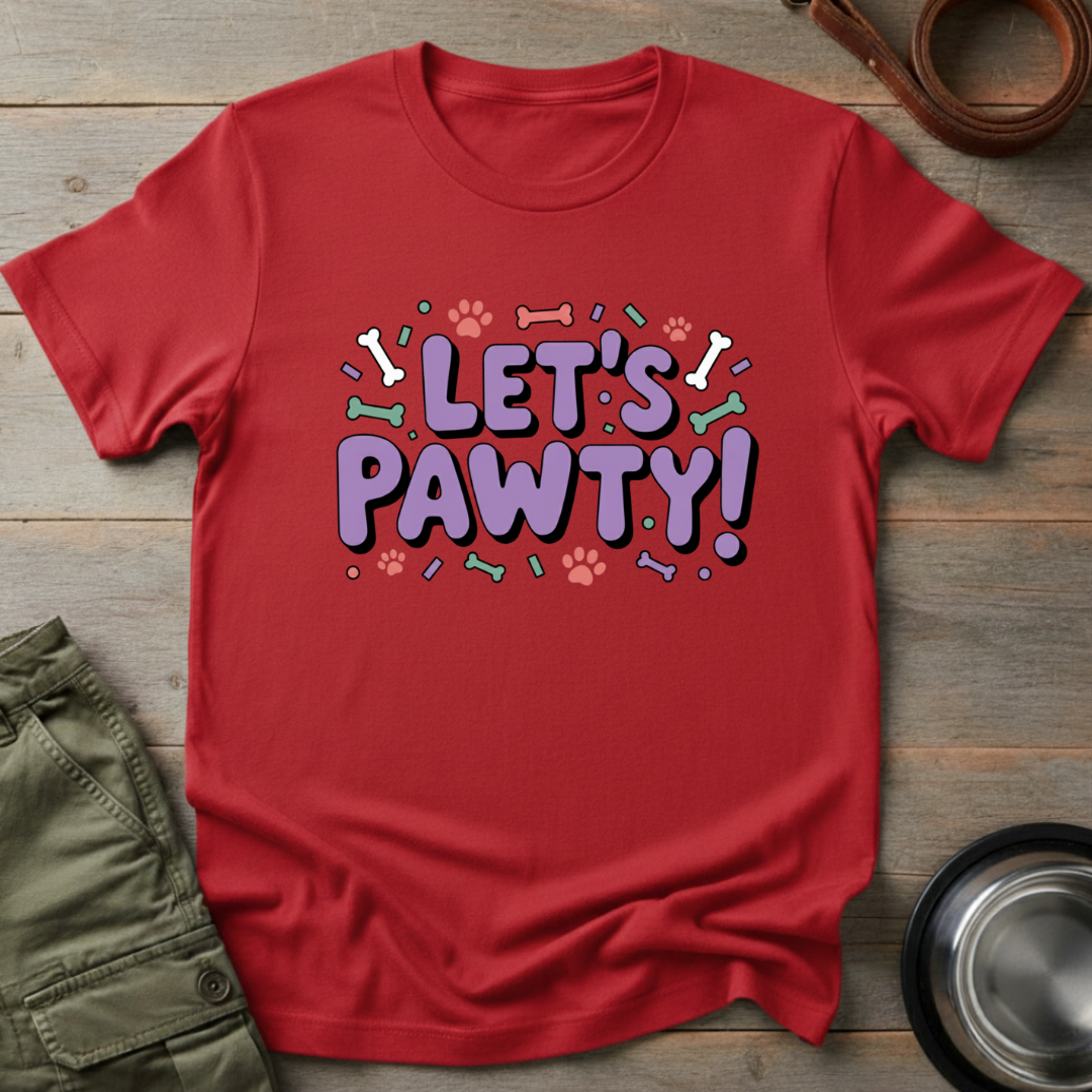 Let’s Pawty Tee