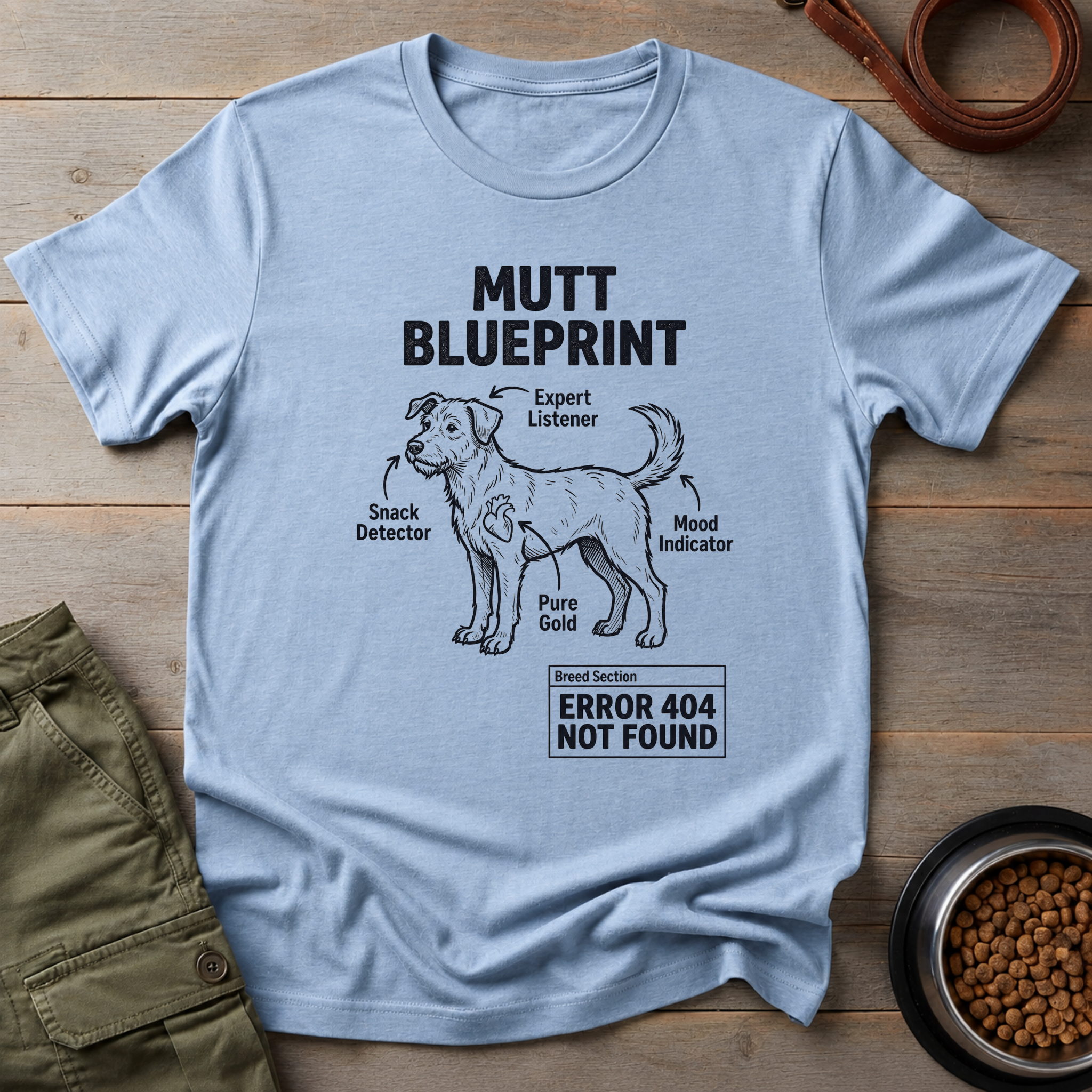Blueprint Of A Mutt Tee