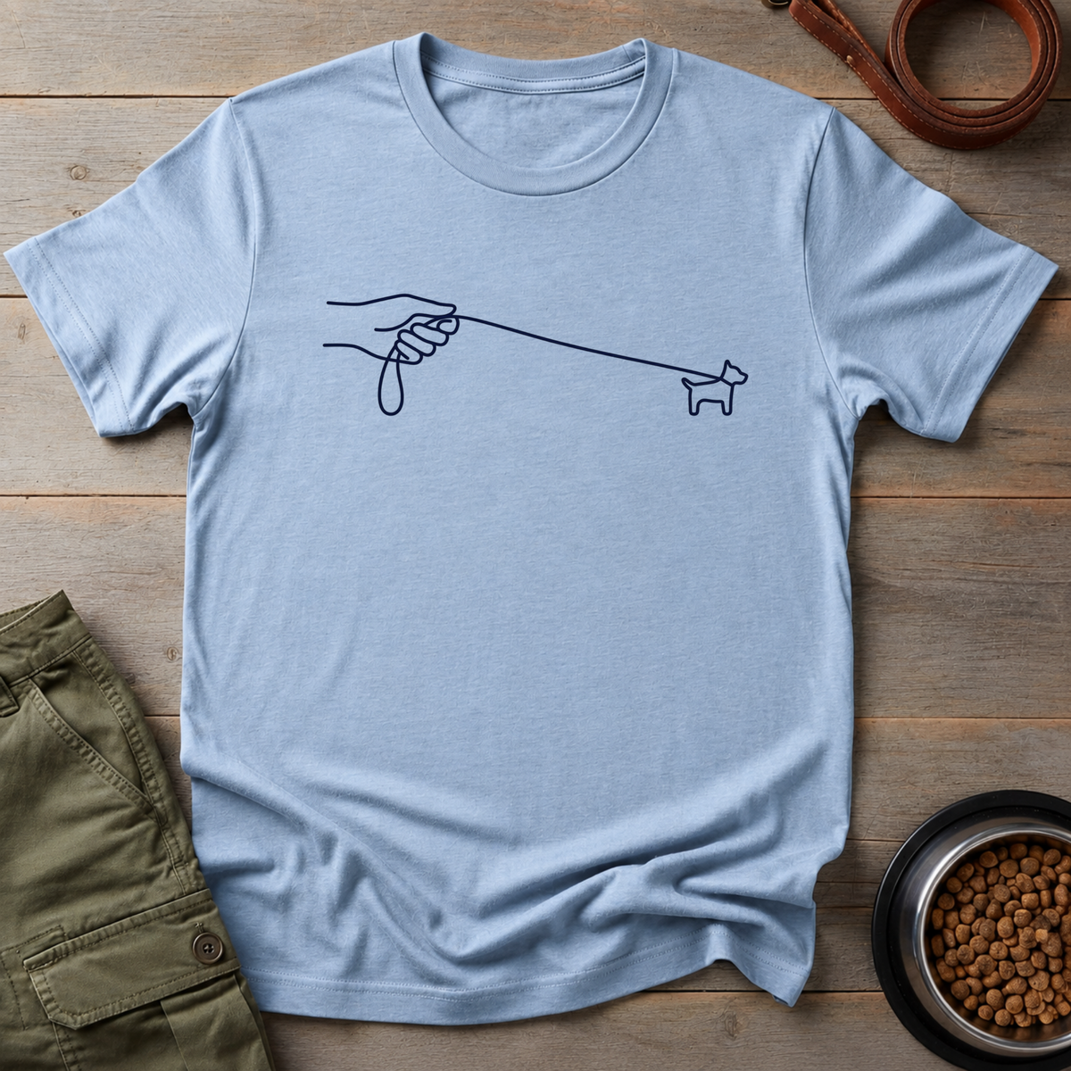 Dog Leash Walk Tee