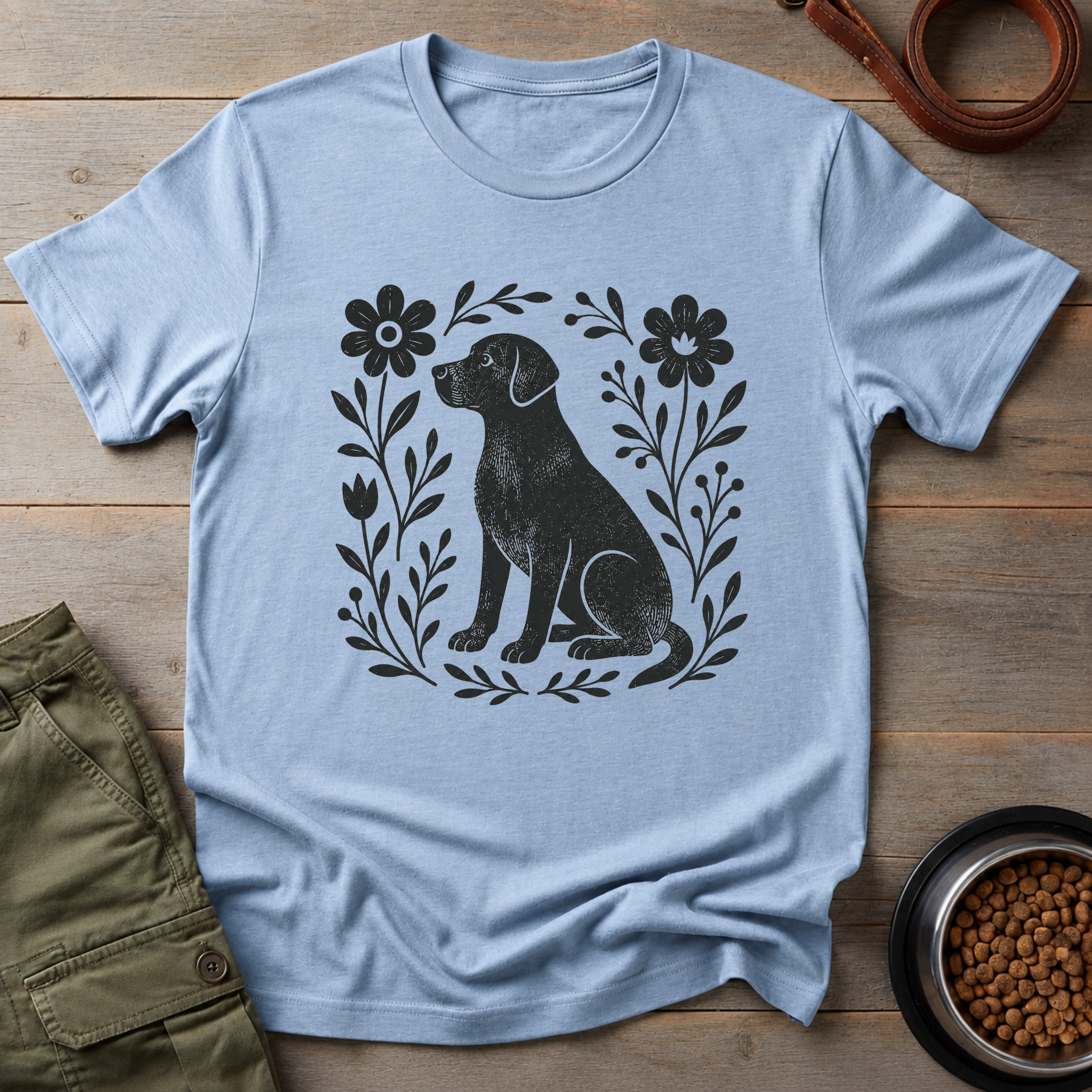 Cottagecore Dog Tee