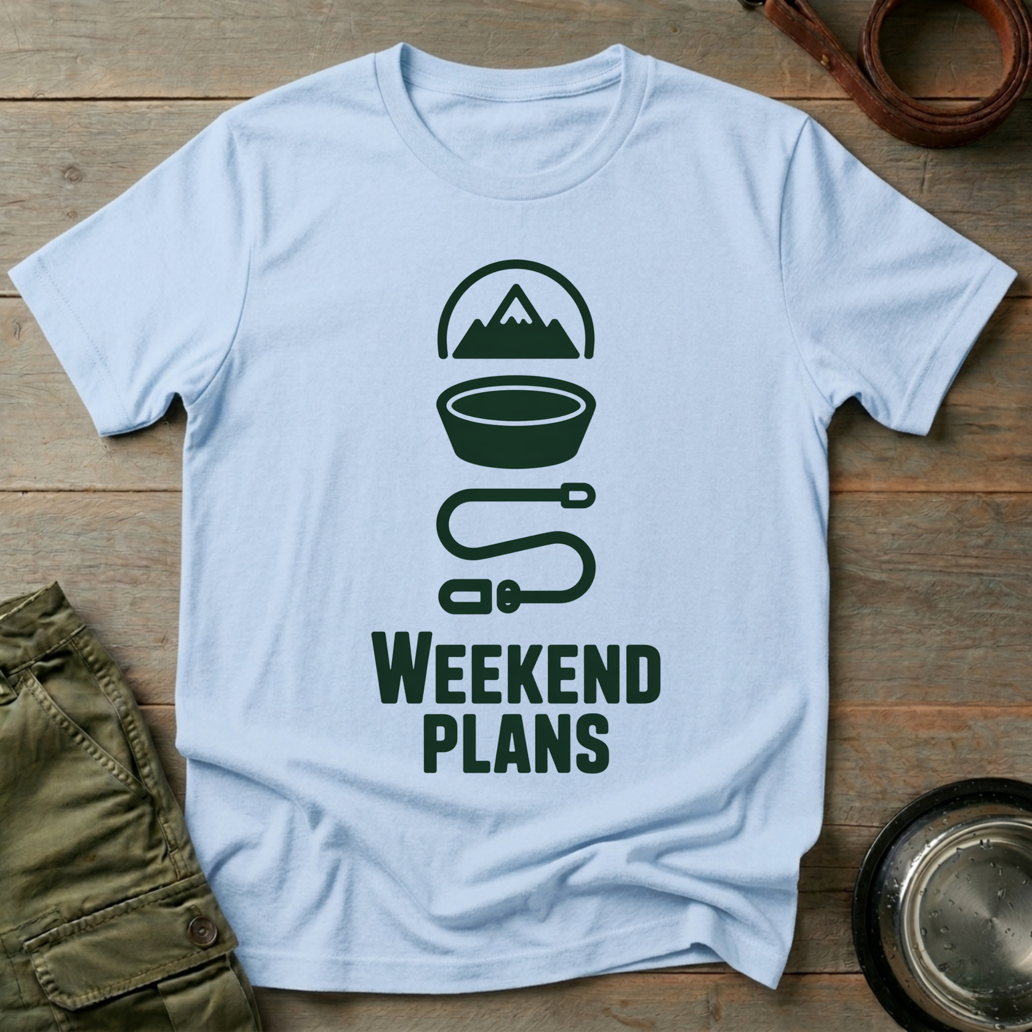 Dog Lover Weekend Routine Tee