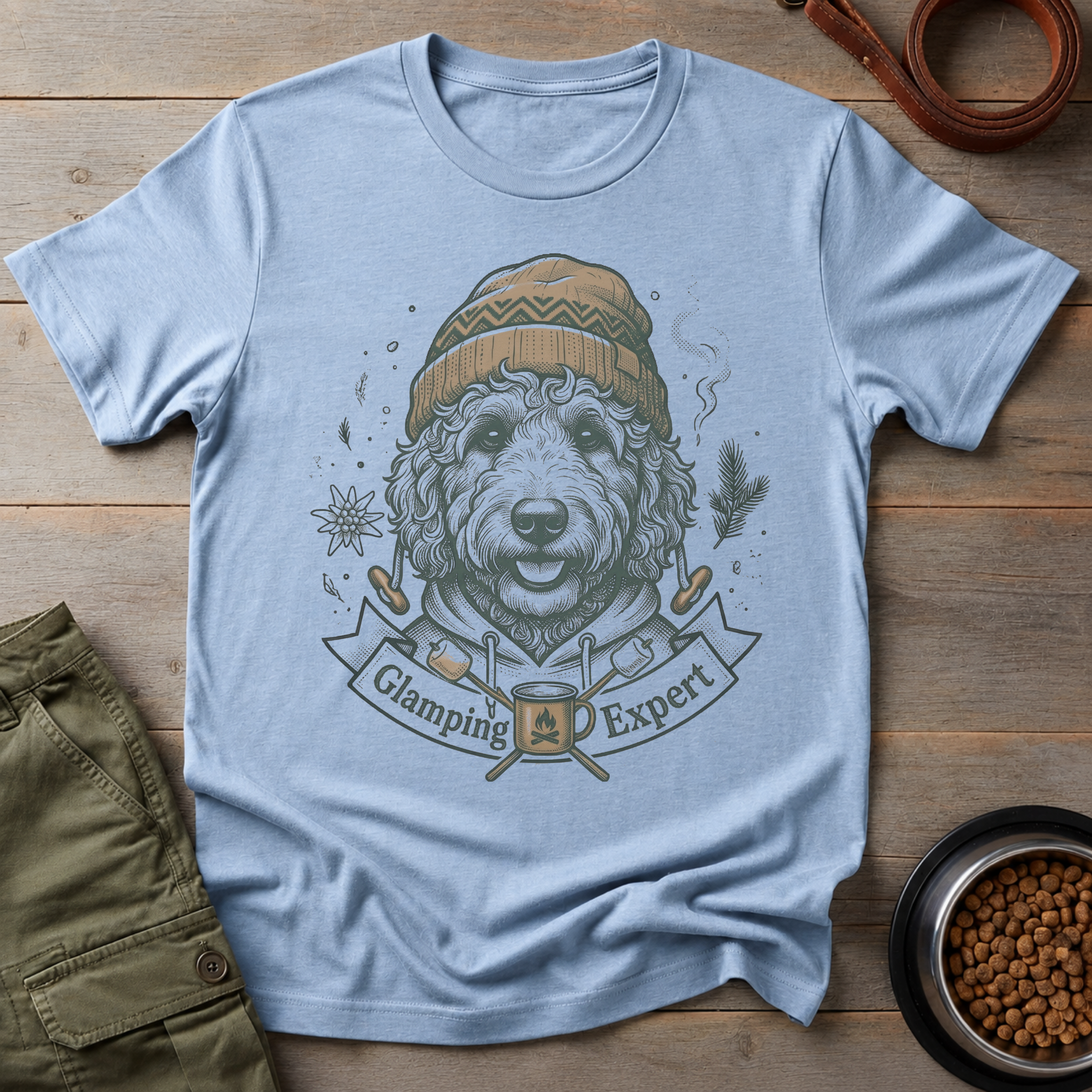 Labradoodle The Glamping Expert Tee