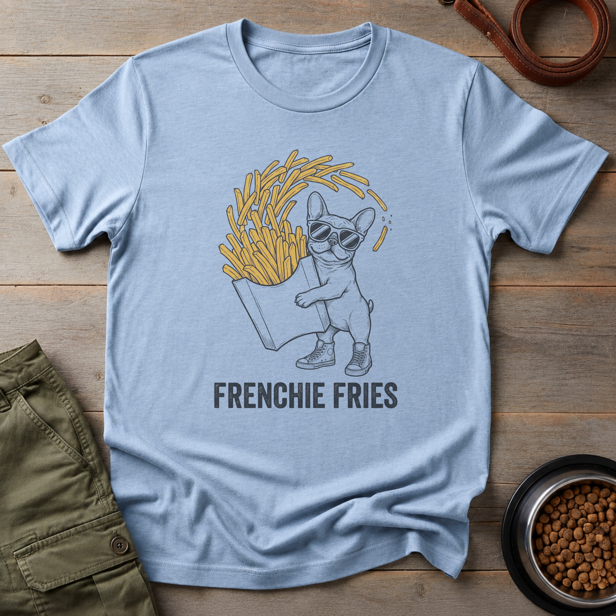 French Bulldog Fries Before Guys Tee